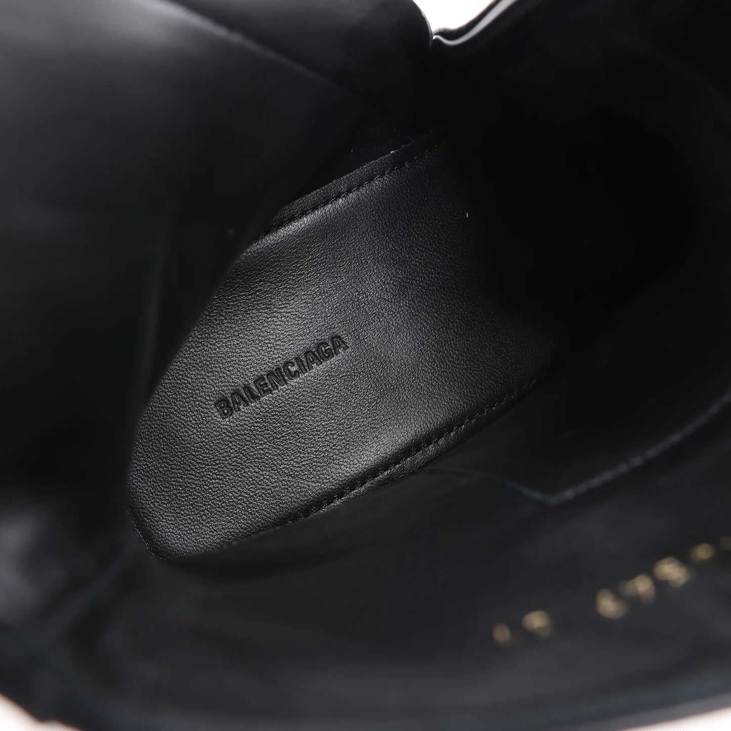 Balenciaga BB Logo Leather Ankle Boots in Black 616349, Size 37 EU