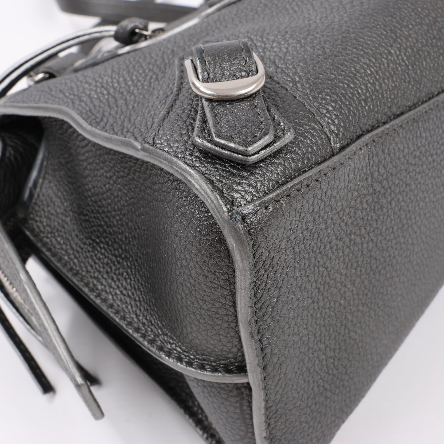 Balenciaga Mini Neo Classic City Leather 2Way Handbag in Grey 679231