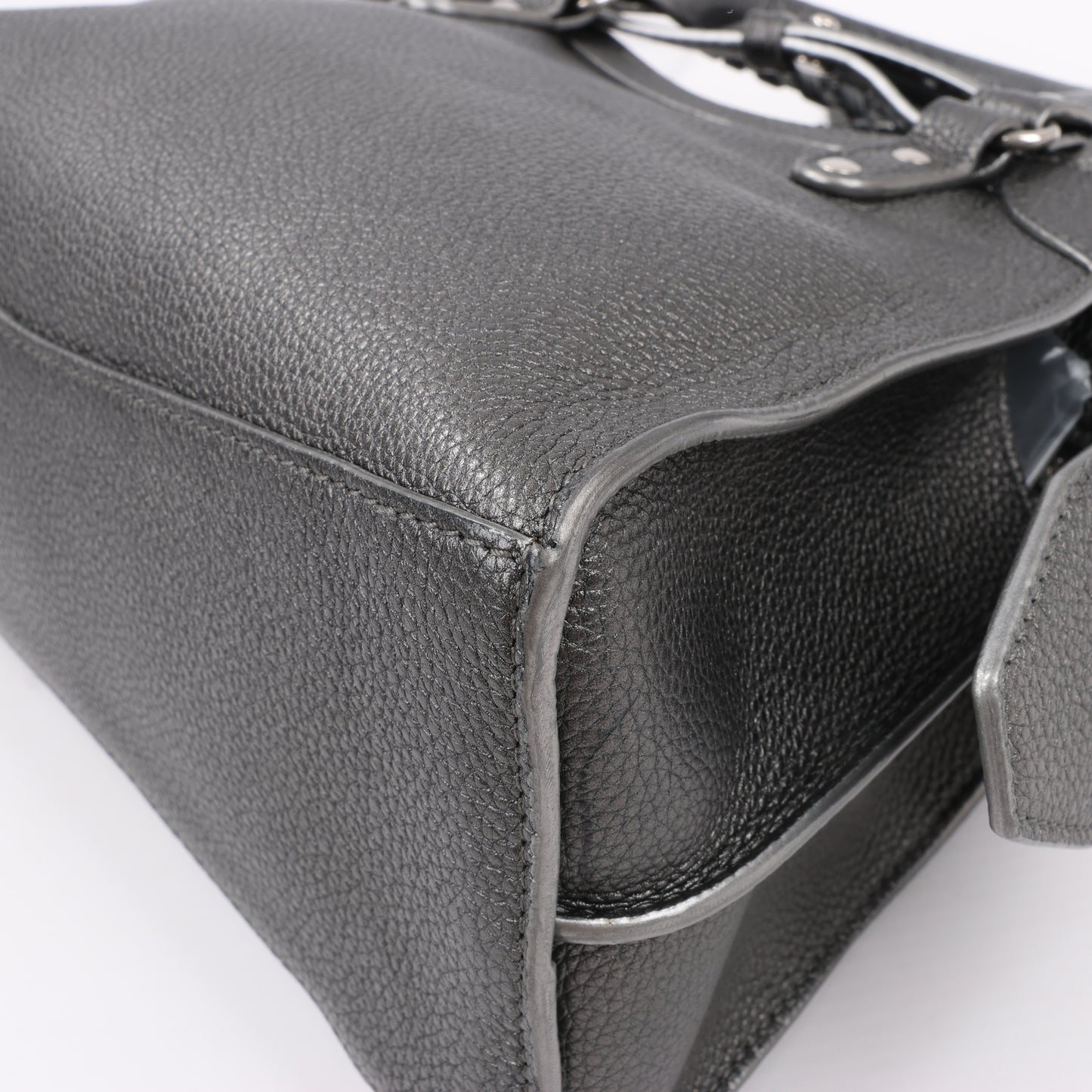 Balenciaga Mini Neo Classic City Leather 2Way Handbag in Grey 679231