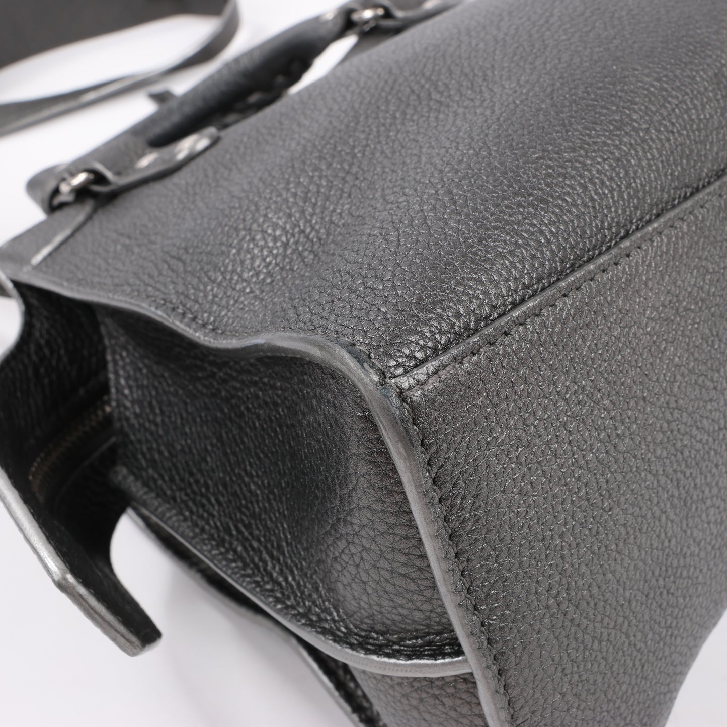 Balenciaga Mini Neo Classic City Leather 2Way Handbag in Grey 679231