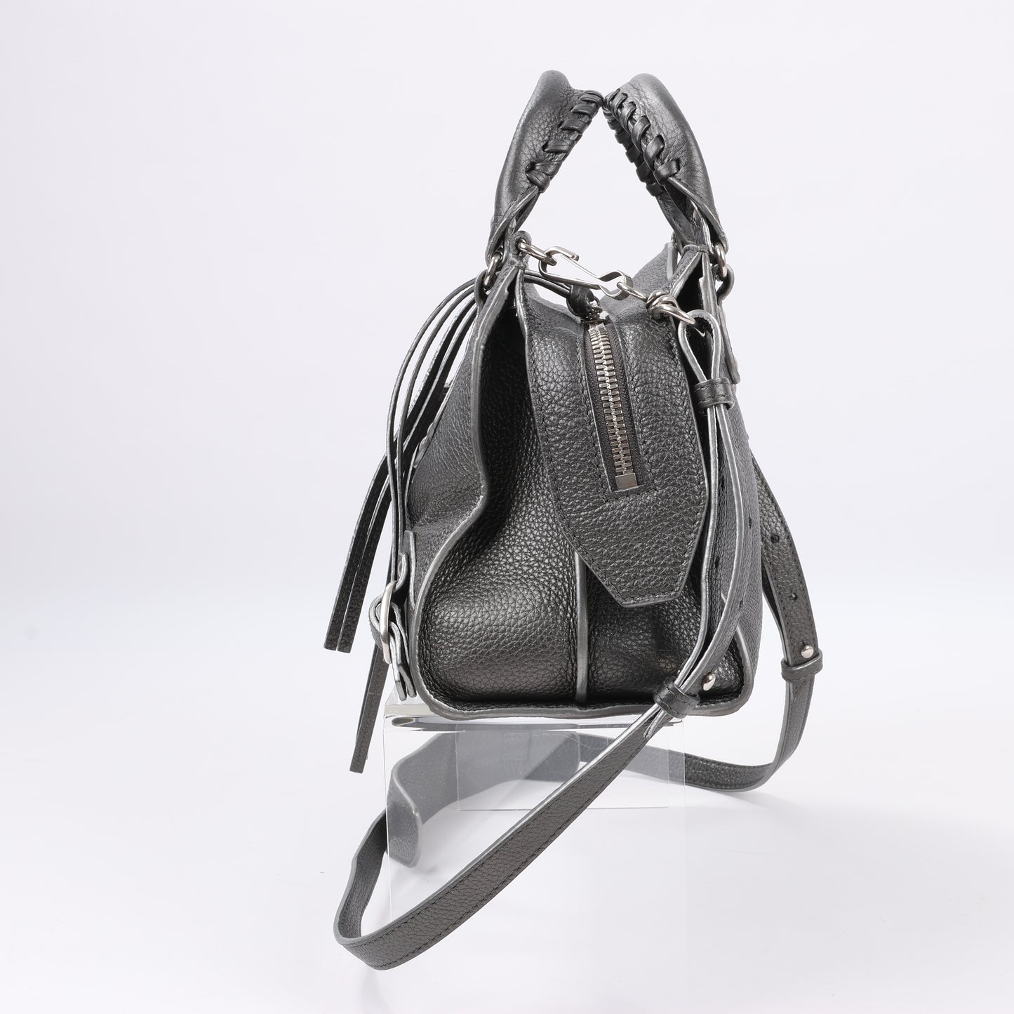 Balenciaga Mini Neo Classic City Leather 2Way Handbag in Grey 679231