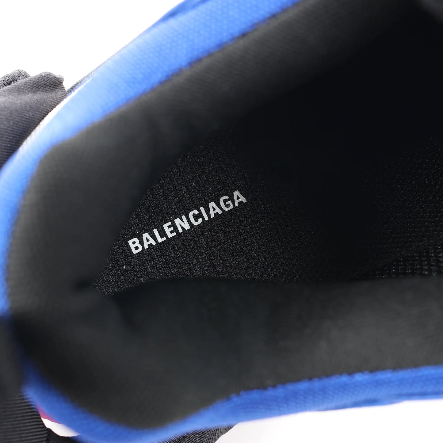 Balenciaga Triple S Leather Sneakers in Blue 536737, Size 44 EU