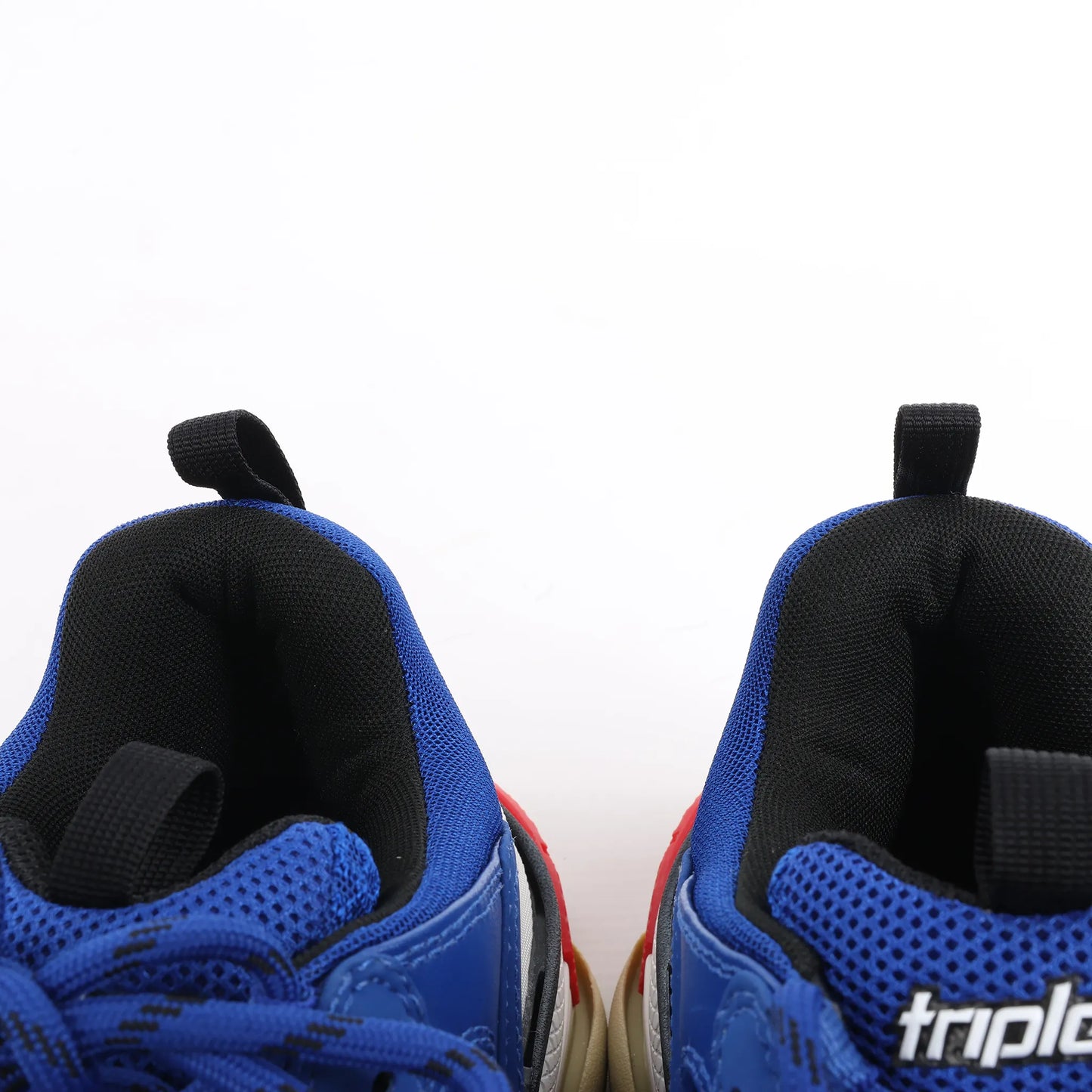 Balenciaga Triple S Leather Sneakers in Blue 536737, Size 44 EU