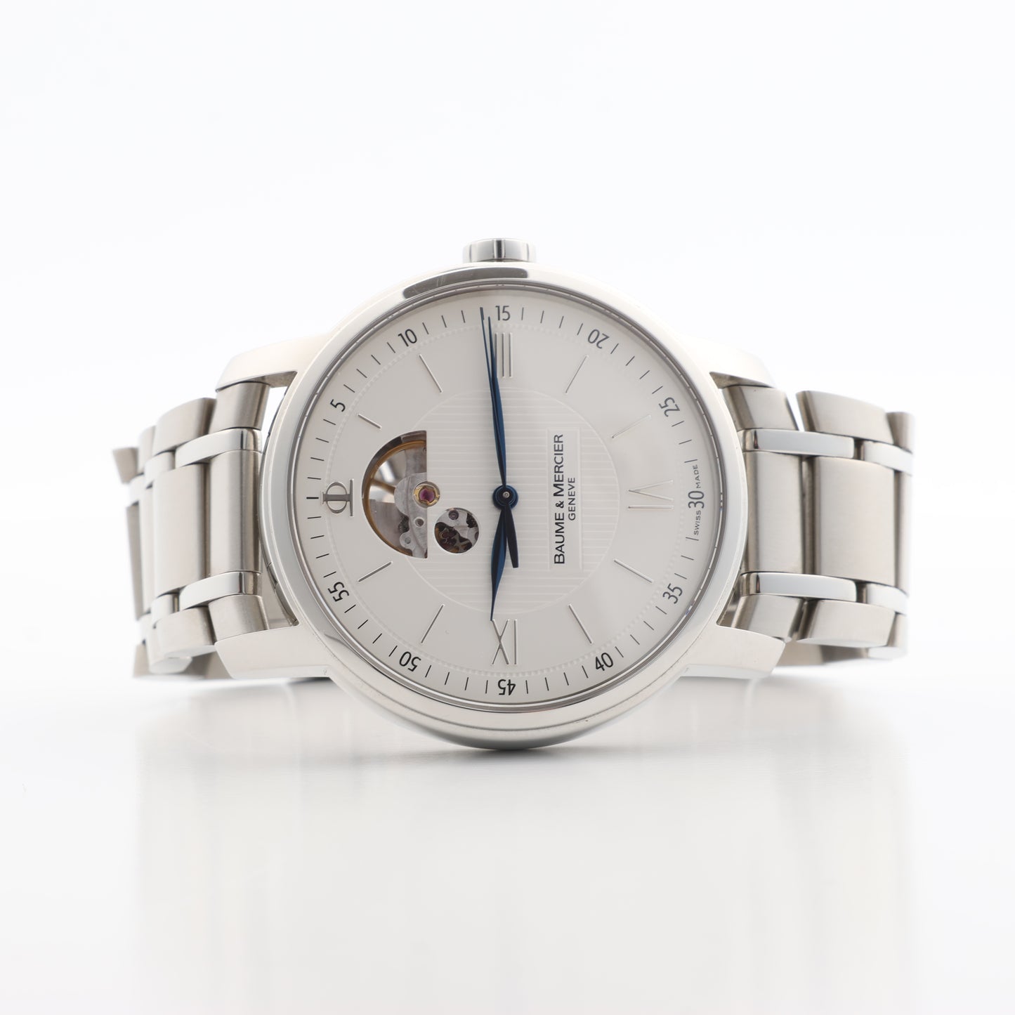 Montre Baume & Mercier Classima M0A08833 5683752 SS AT à cadran blanc