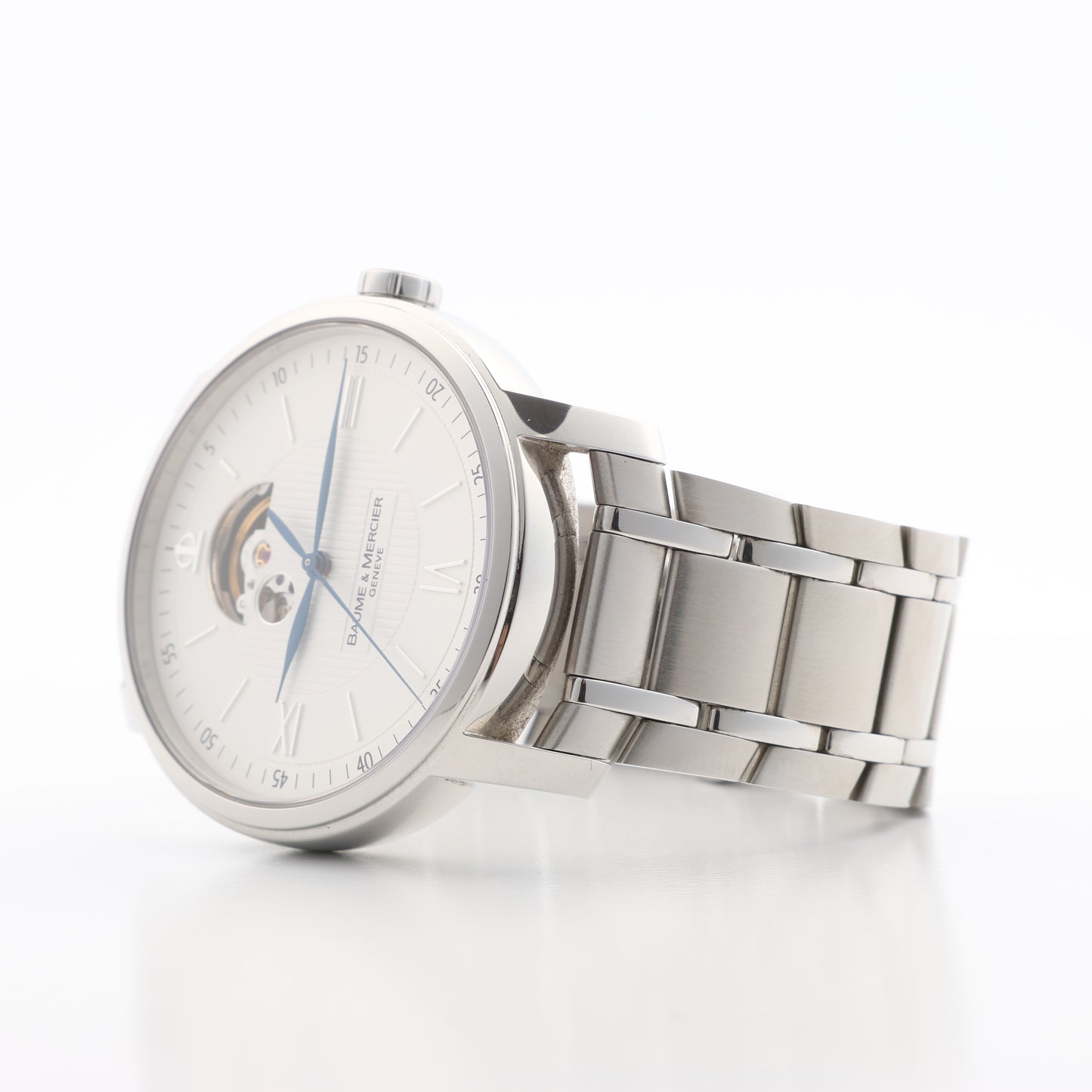 Montre Baume & Mercier Classima M0A08833 5683752 SS AT à cadran blanc