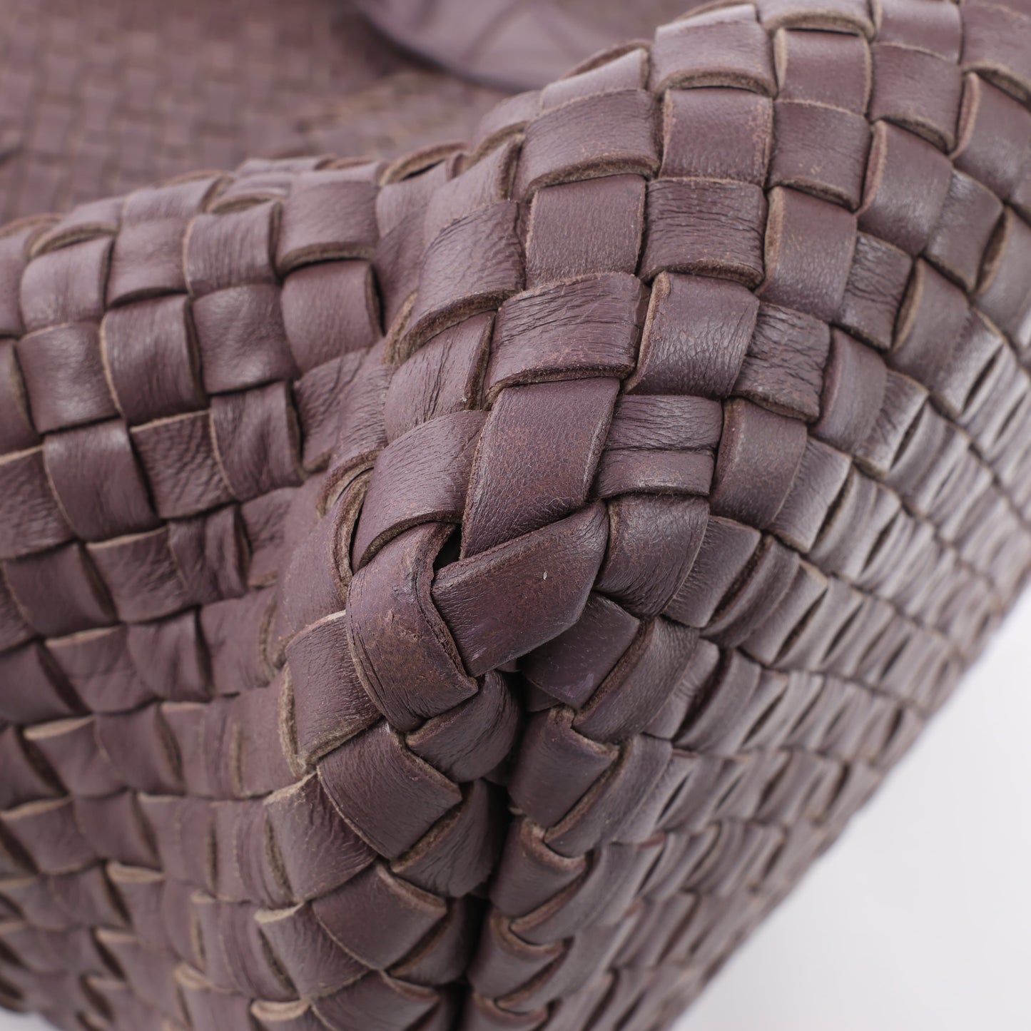 Bottega Veneta Intrecciato Cabat MM Cabas en cuir en vieux rose taupe