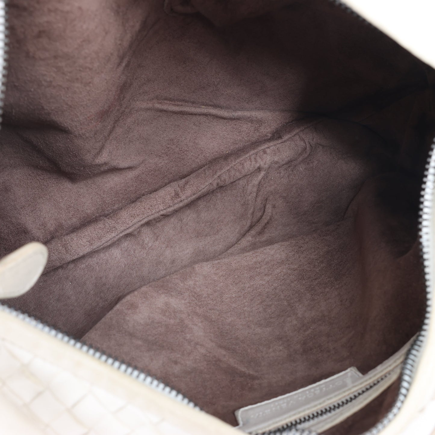 Bottega Veneta Intrecciato Hobo Leather Shoulder bag in White