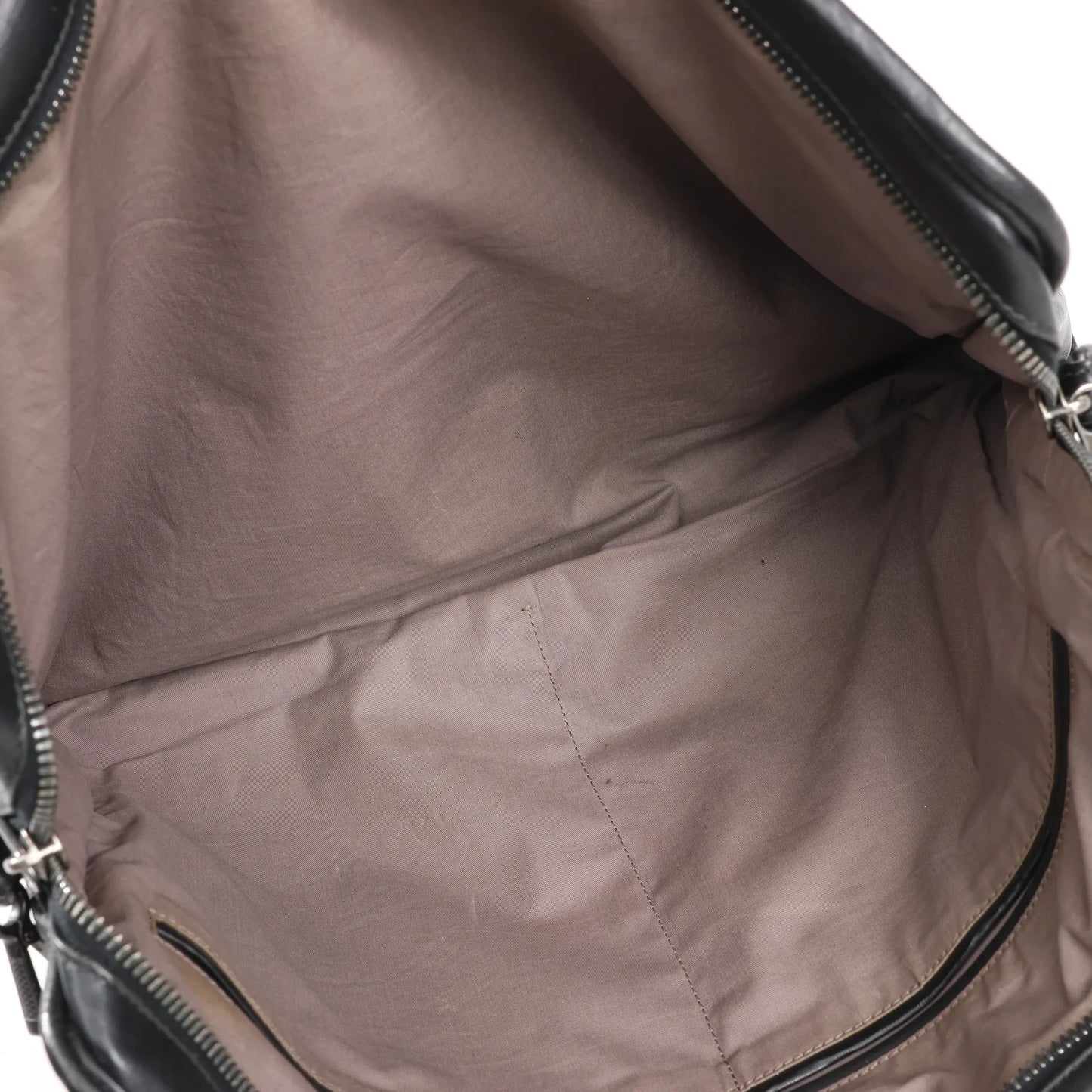 Bottega Veneta Intrecciato Leather 2Way Handbag in Black