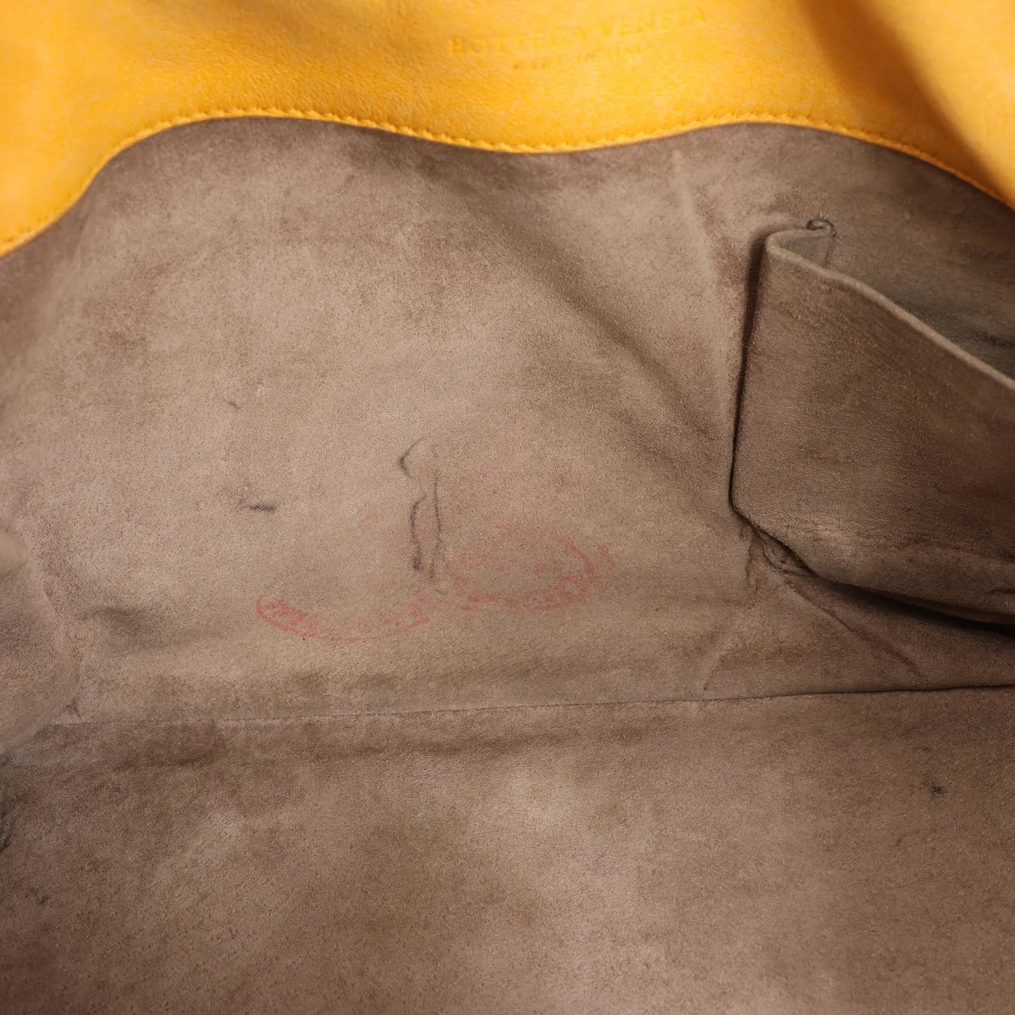 Bottega Veneta Intrecciato Leather Shoulder Bag in Yellow