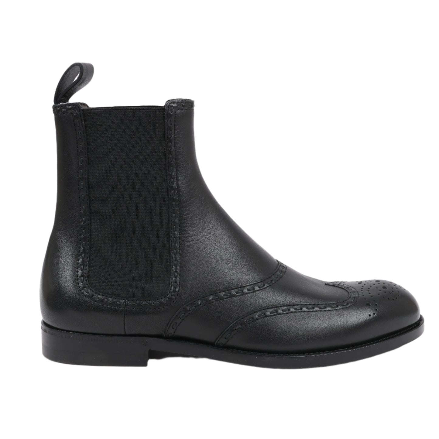 Bottines Bottega Veneta en cuir et tissu avec empiècements latéraux noirs, taille 39