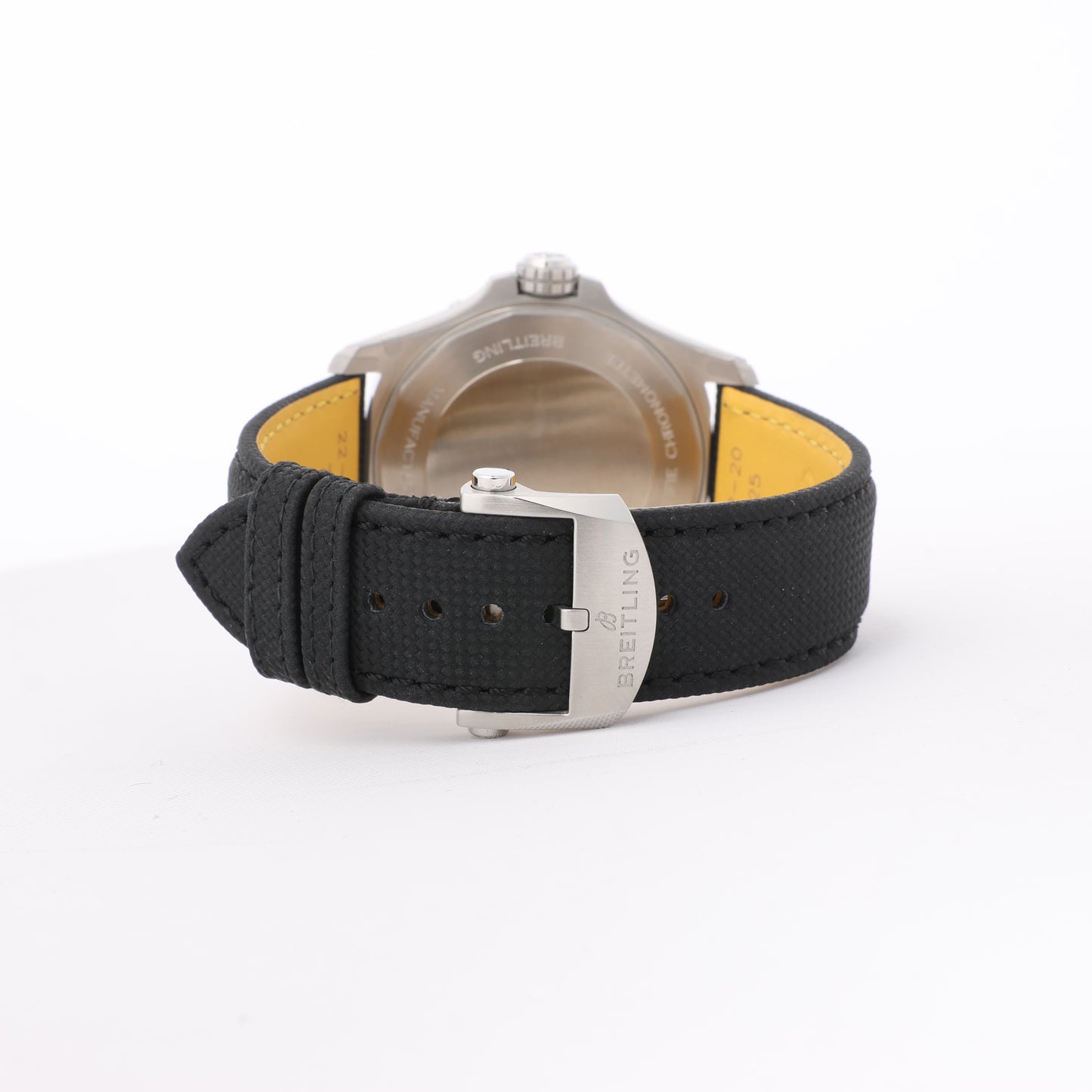 Montre Breitling Avenger A17328 6752184 SS et cuir AT cadran noir