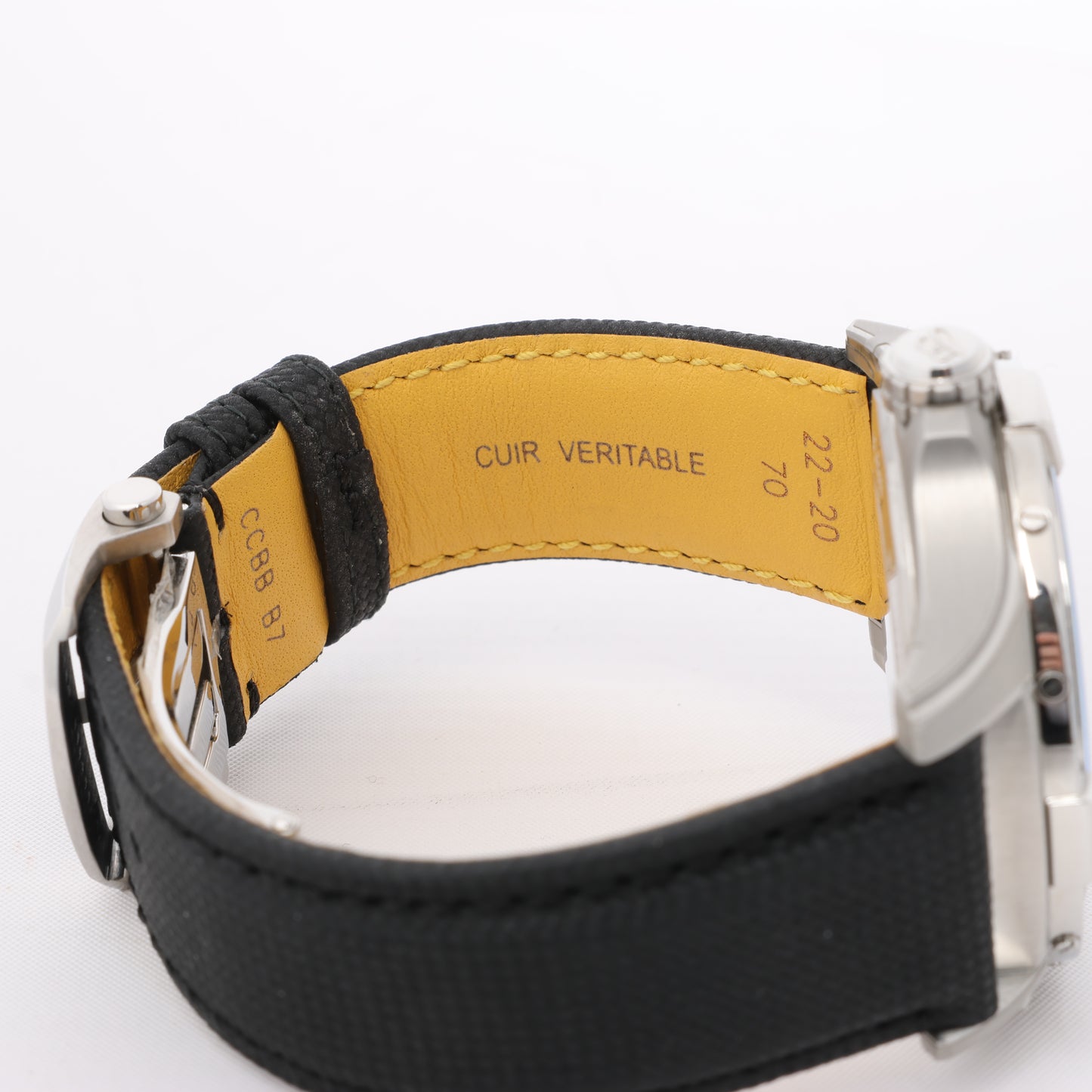 Montre Breitling Avenger A17328 6752184 SS et cuir AT cadran noir