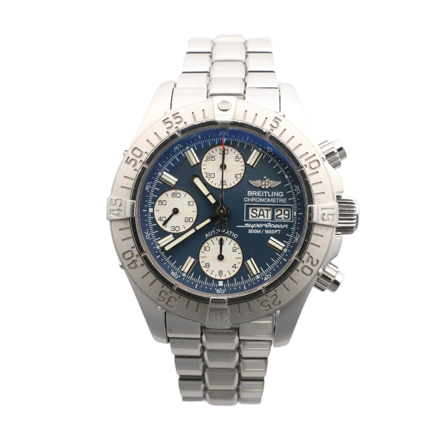 Breitling Superocean A13340 2011322 SS AT Blue-Face Watch