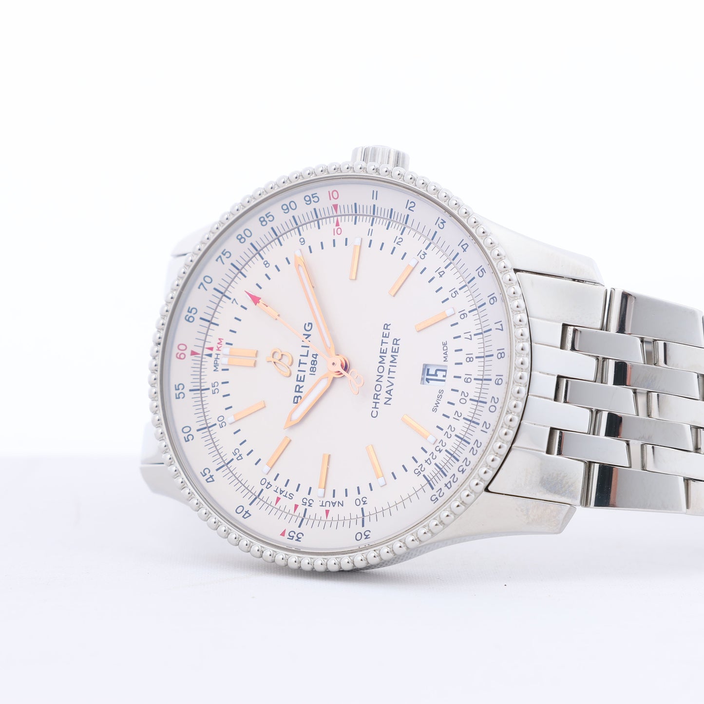 Breitling Navitimer Automatic 41 A17326211G1A1 7153274 SS AT Ivory-Face Watch