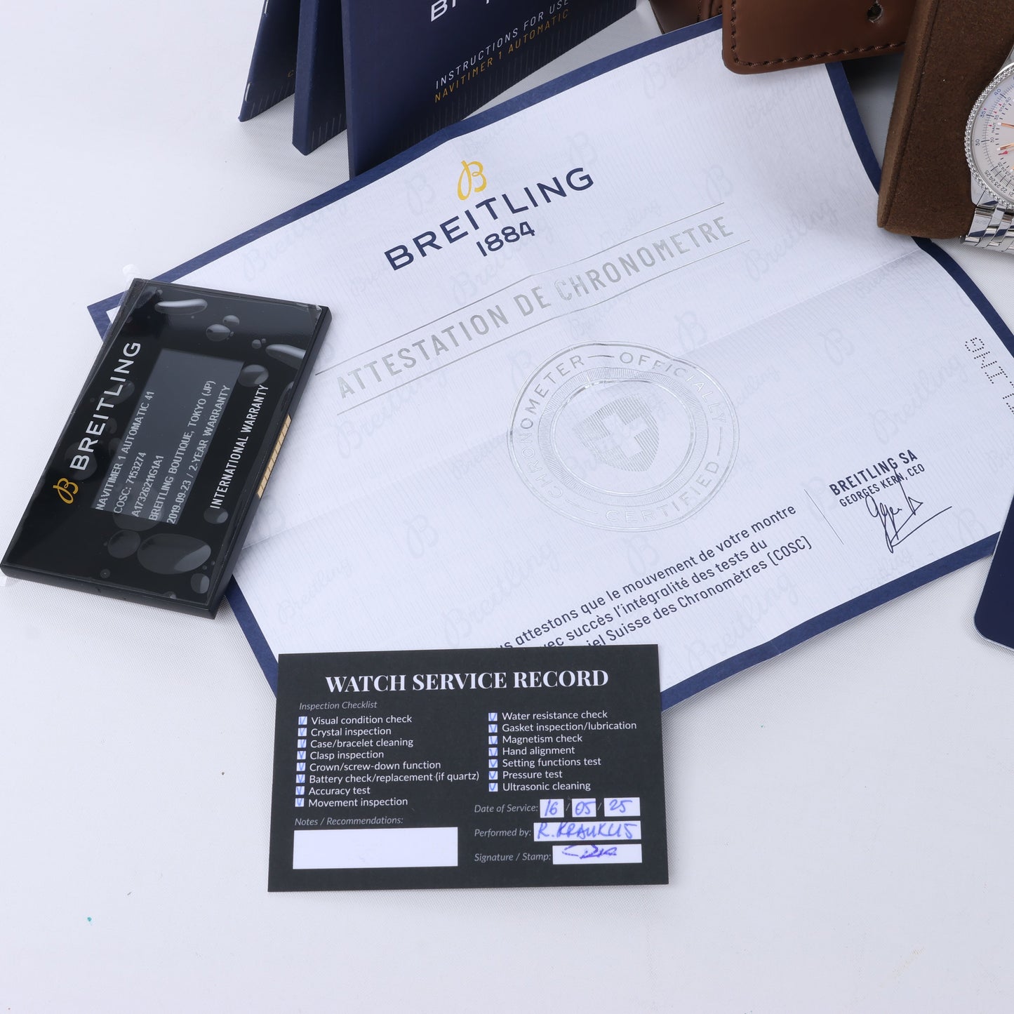 Breitling Navitimer Automatic 41 A17326211G1A1 7153274 SS AT Ivory-Face Watch