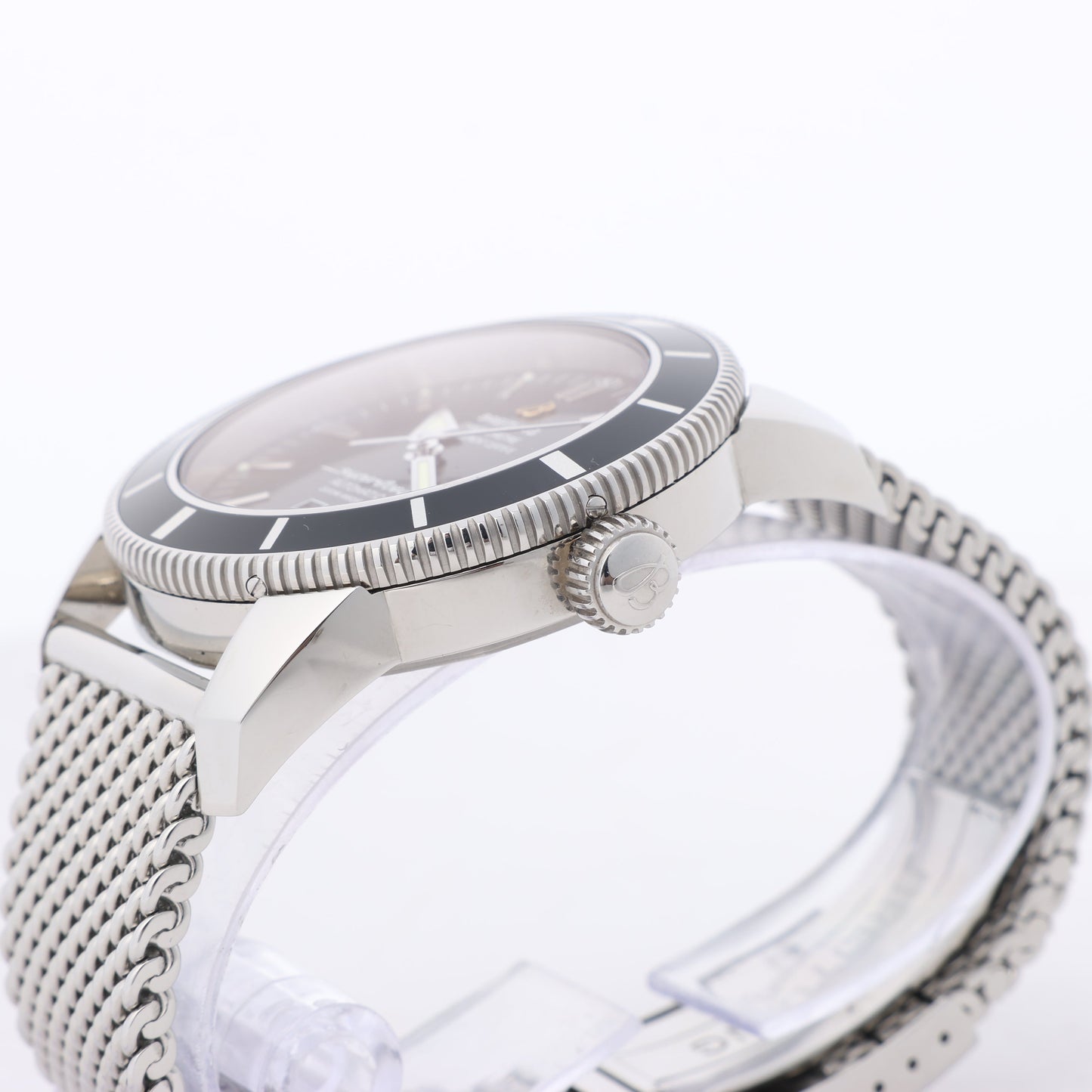 Breitling Superocean A172B680CA 1097540 SS AT Black Dial Watch