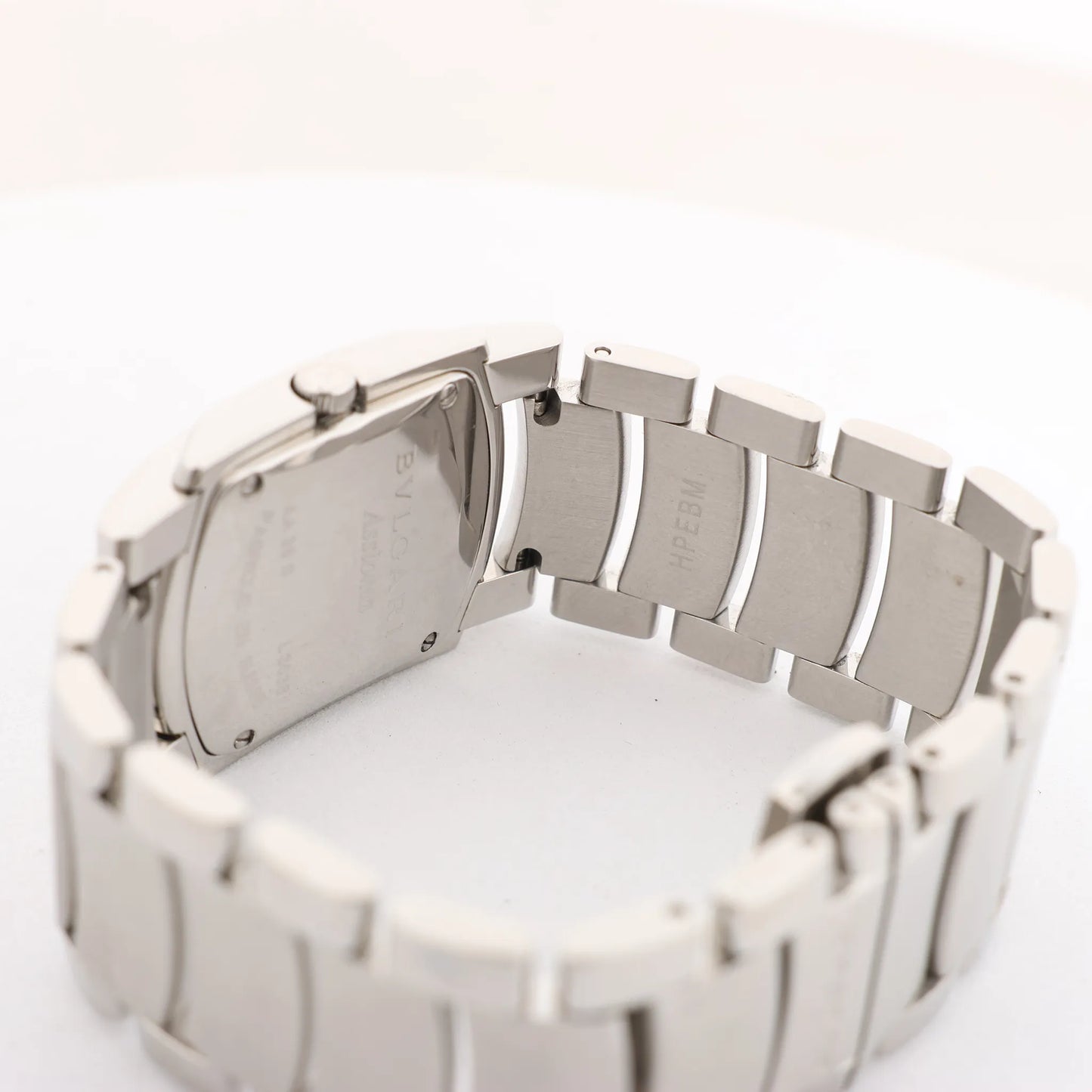 Bvlgari Ashoma AA35BSS L3036 SS QZ Watch with Black Dial