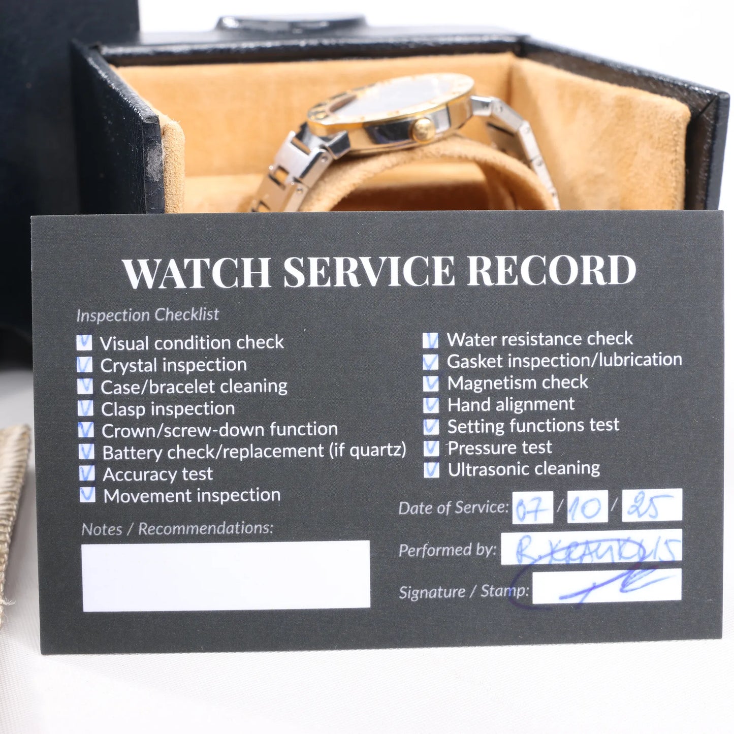 Bvlgari Bvlgari Bvlgari BB26SGD F138283 SS×YG QZ Uhr mit schwarzem Zifferblatt