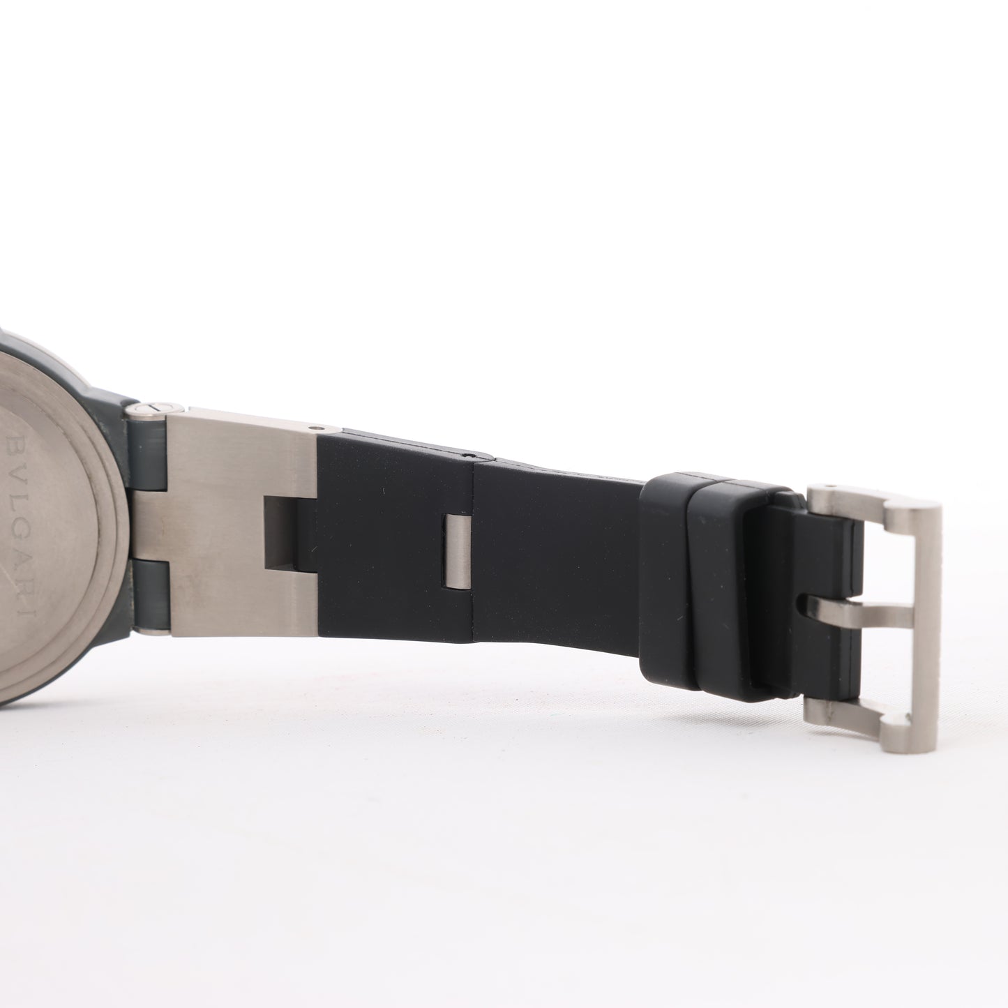 BVLGARI Diagono TI38TA L8213 Ti & rubber AT Brown-Face Watch