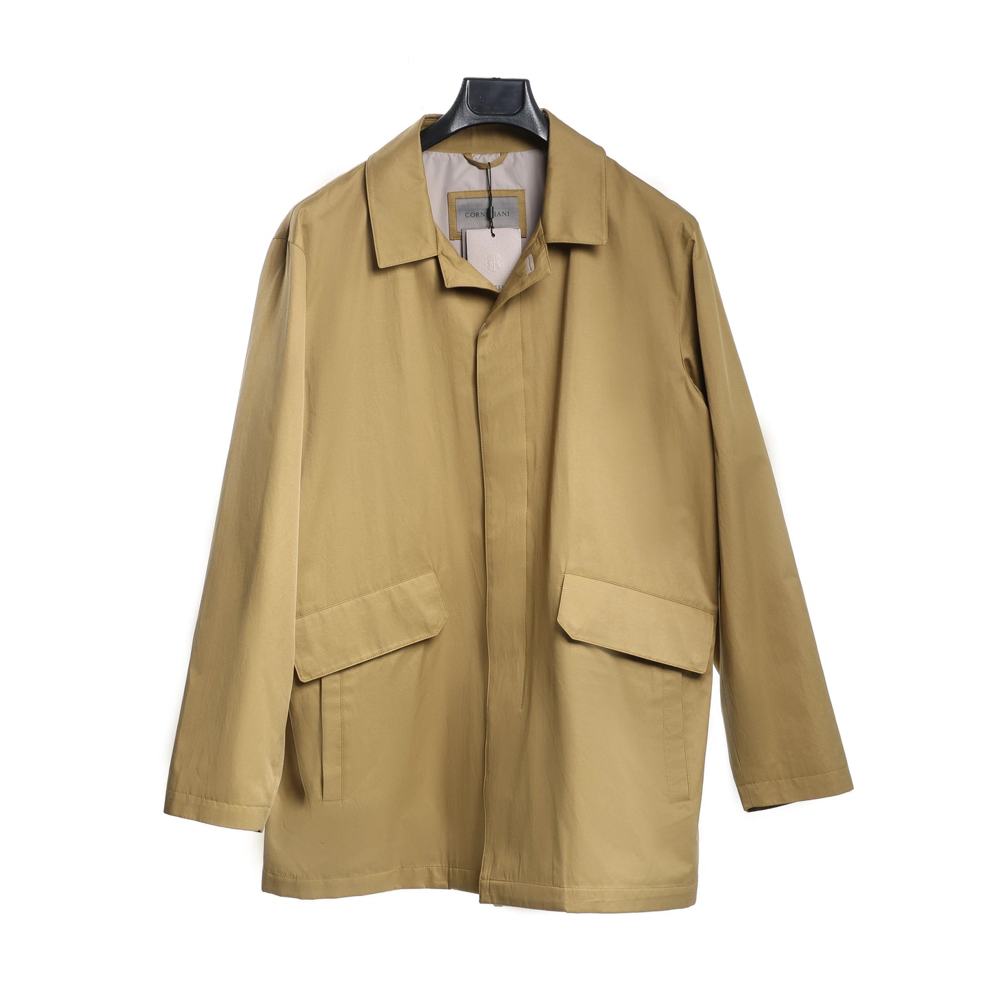 CC Collection Corneliani Jacket in Beige, Size 50 IT