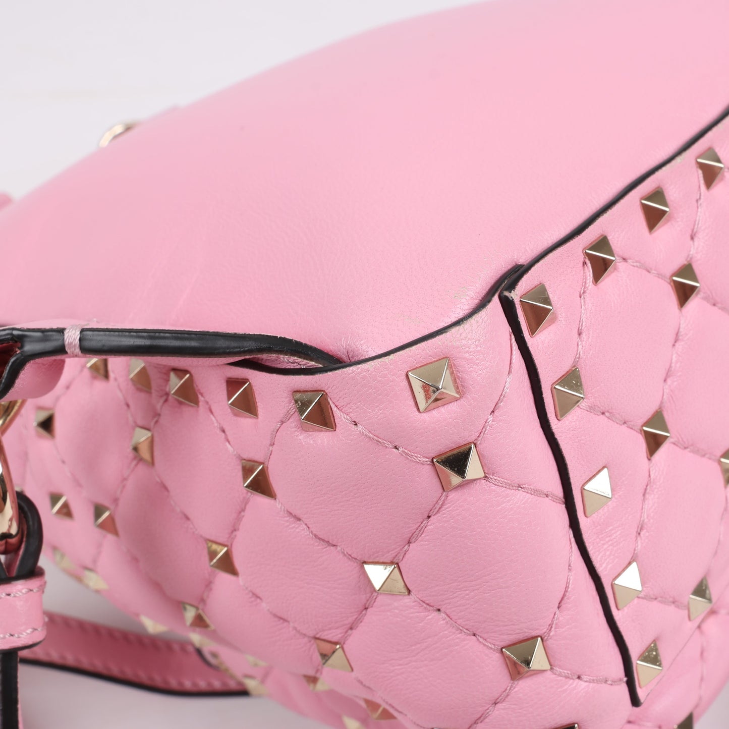 Valentino Garavani Rockstud Spike Leather 2Way Backpack in Pink