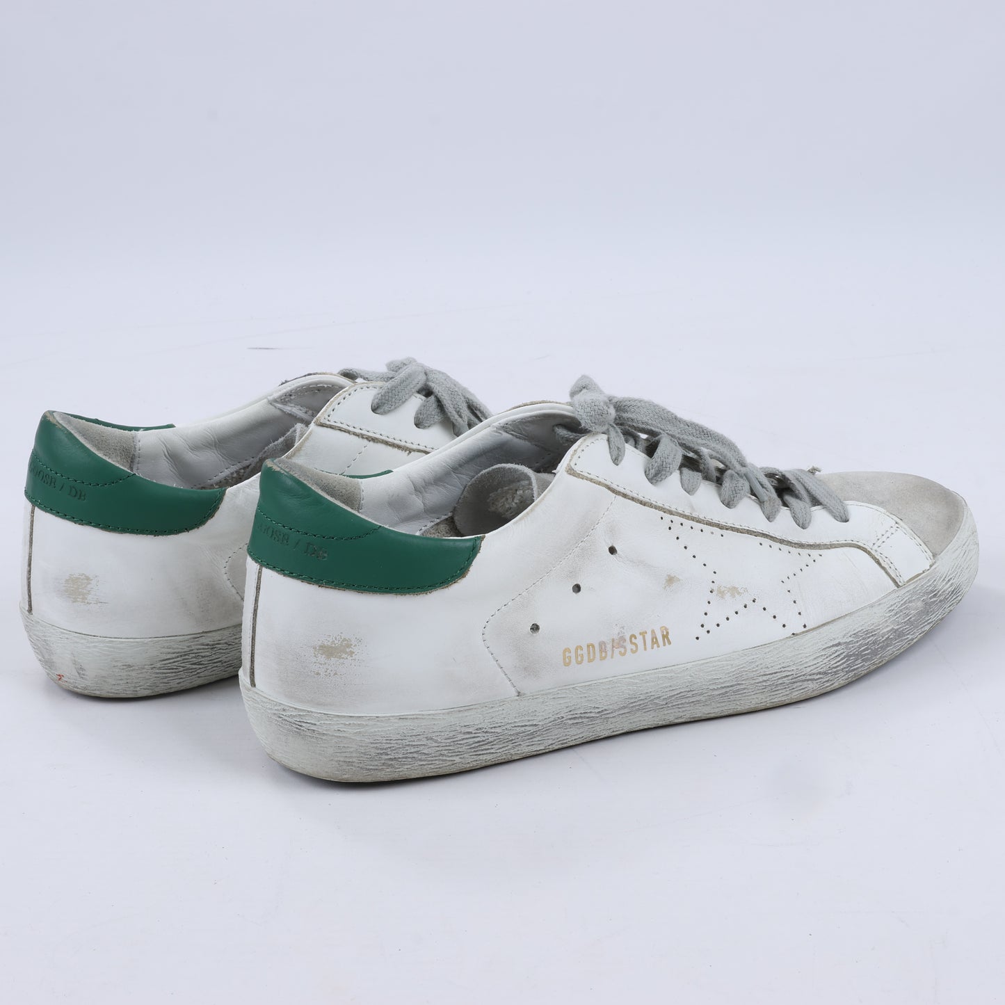 Baskets en cuir GOLDEN GOOSE SUPERSTAR blanches, pointure 40