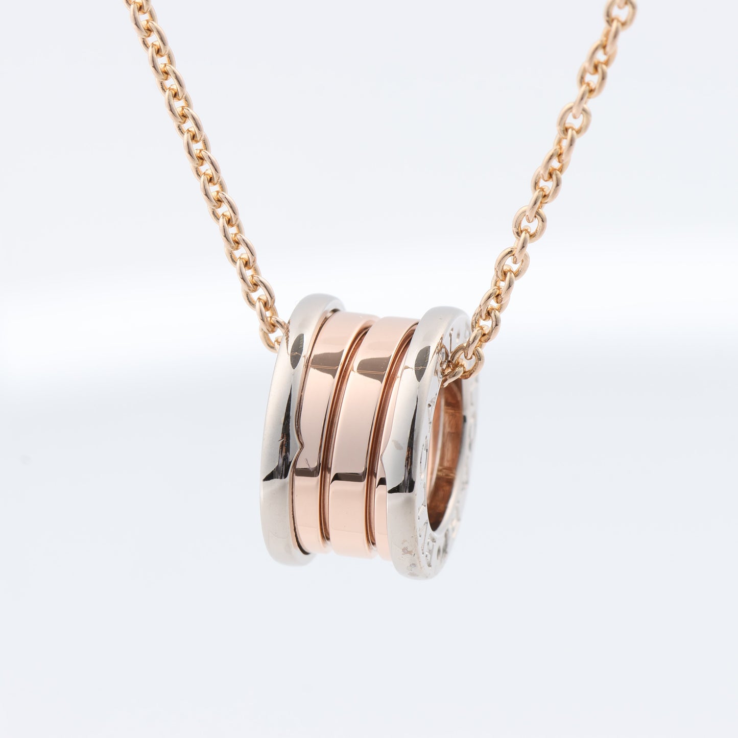 Bvlgari B.Zero 1 Perfect Mistake Necklace 750(PG×WG) 14.1g CL857655 352398
