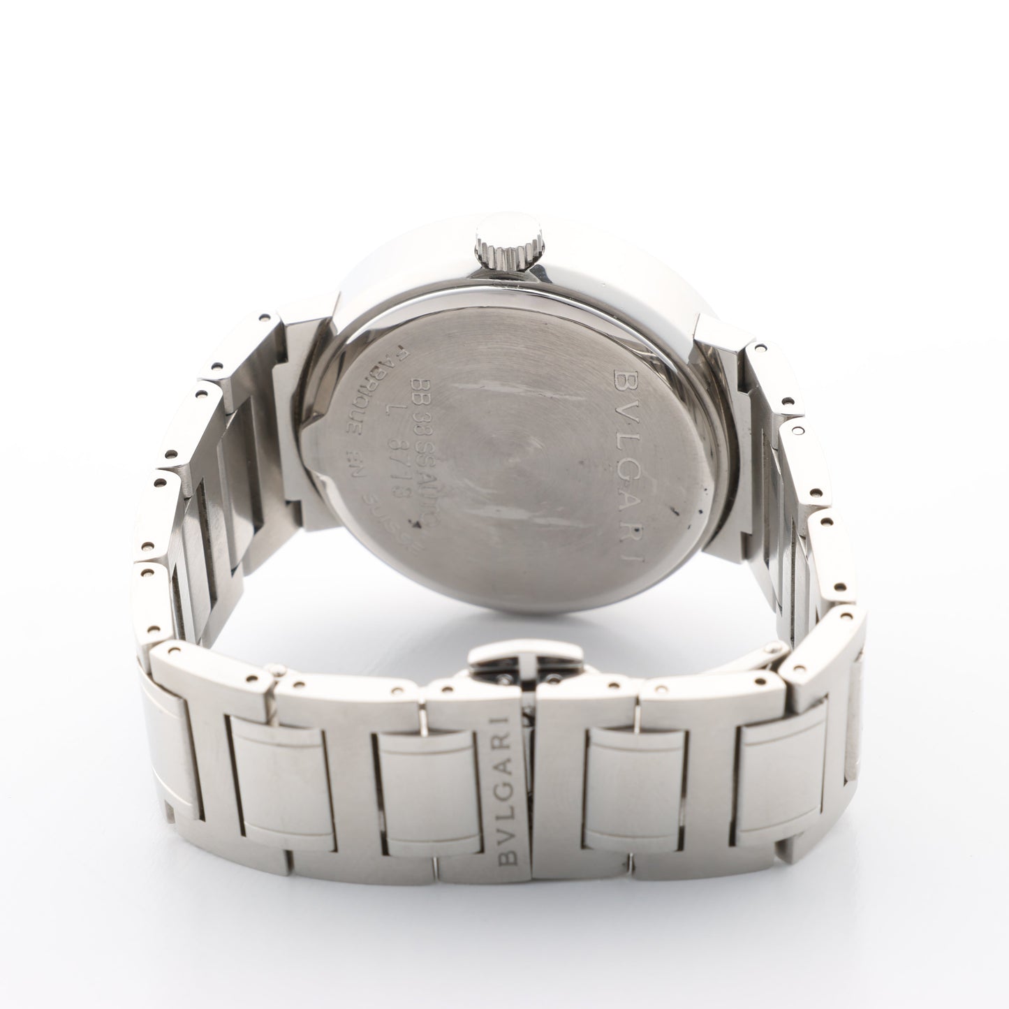 Bvlgari Bvlgari Bvlgari BB38WSSD AUTO L8718 SS AT Silver-Face Watch
