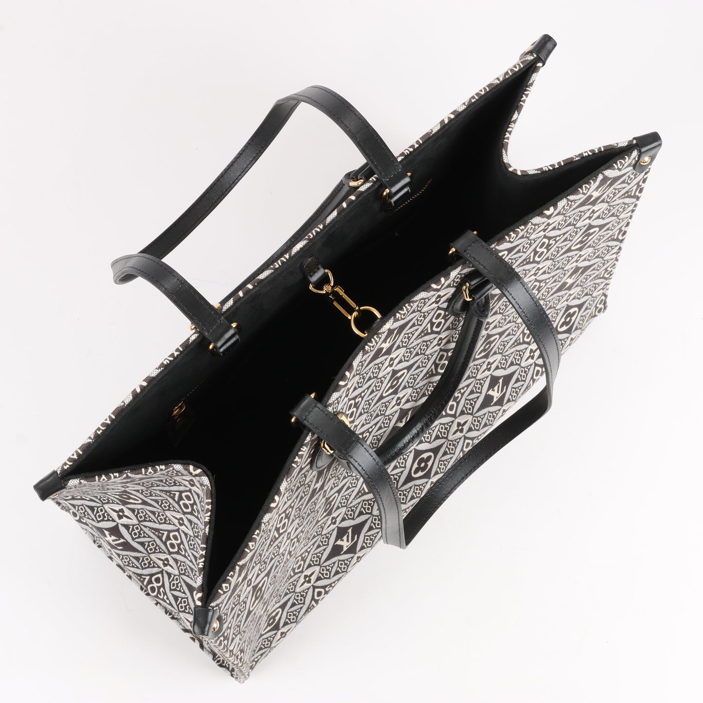 Louis Vuitton Since 1854 OnTheGo GM Handbag in Black x White M57207