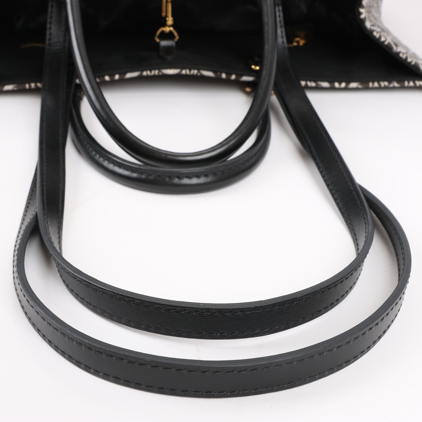 Sac à main Louis Vuitton Since 1854 OnTheGo GM noir et blanc M57207