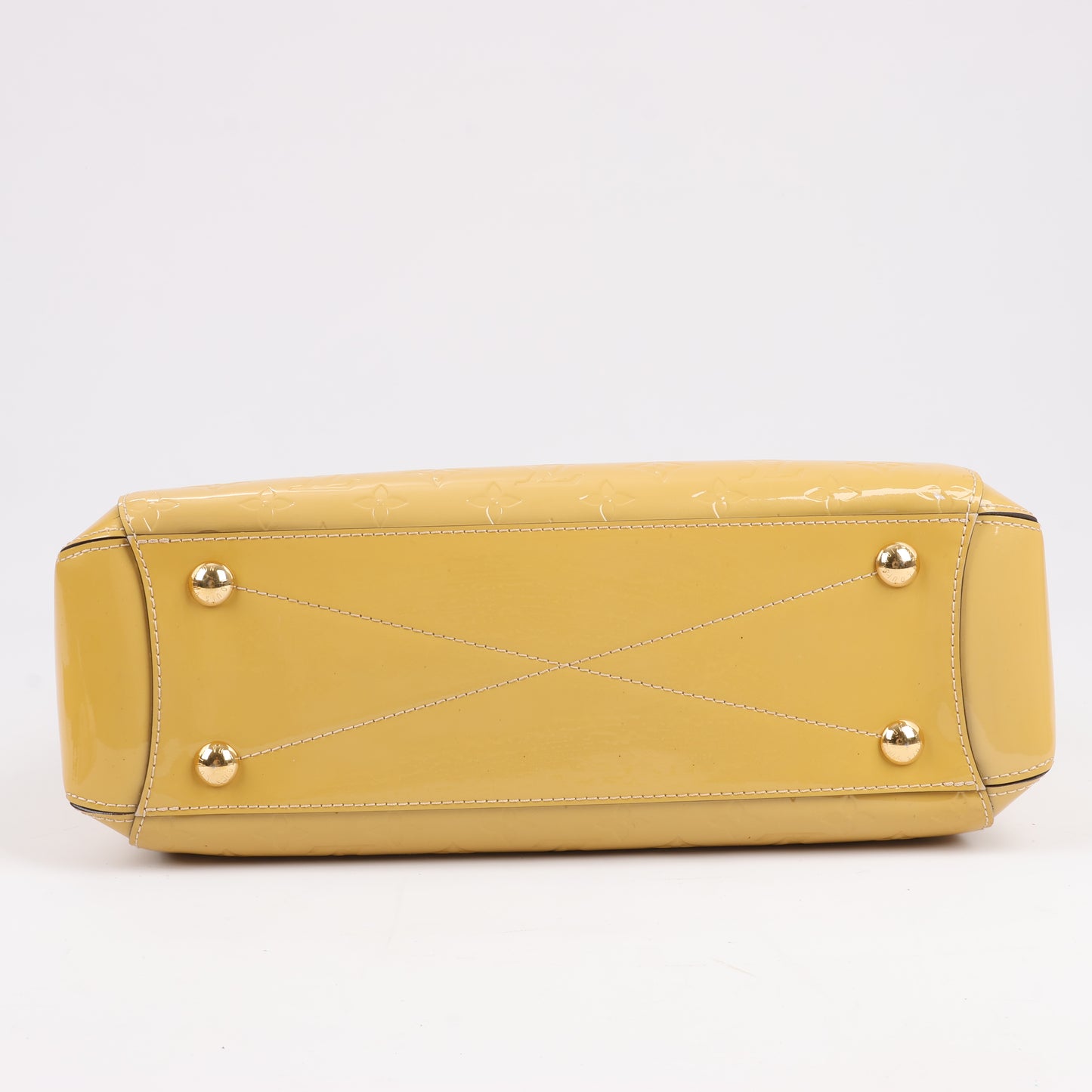 Louis Vuitton Monogram Vernis Montaigne MM Handbag in Yellow M50169