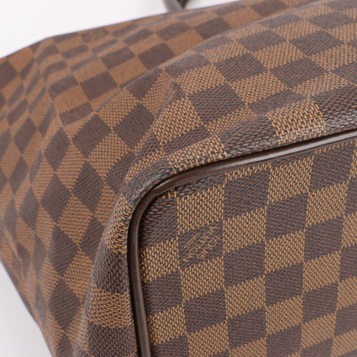 Louis Vuitton Damier Ebene Greenwich PM Handbag in Brown N41165