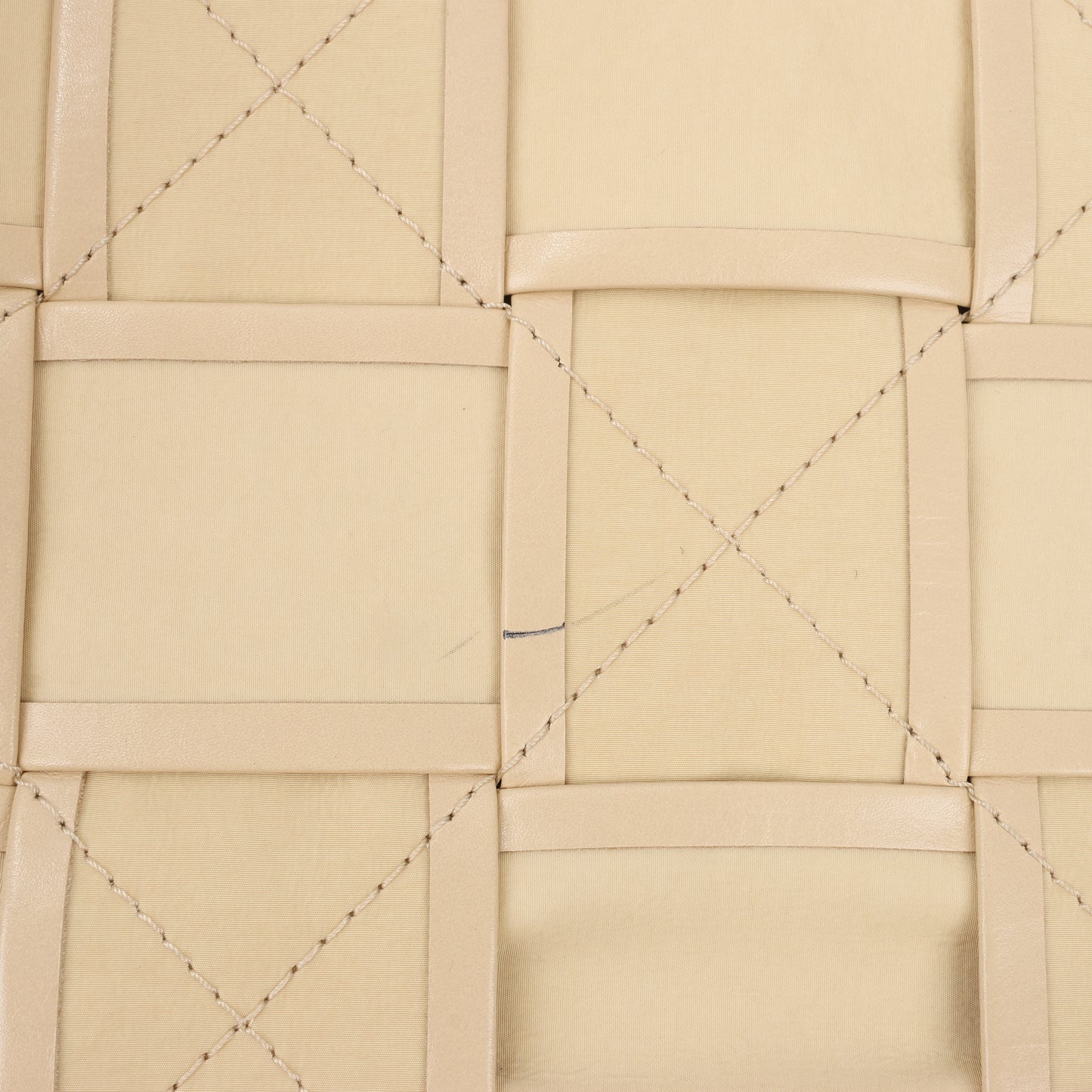 Bottega Veneta Maxi Intrecciato Cassette Leather Shoulder Bag in Beige