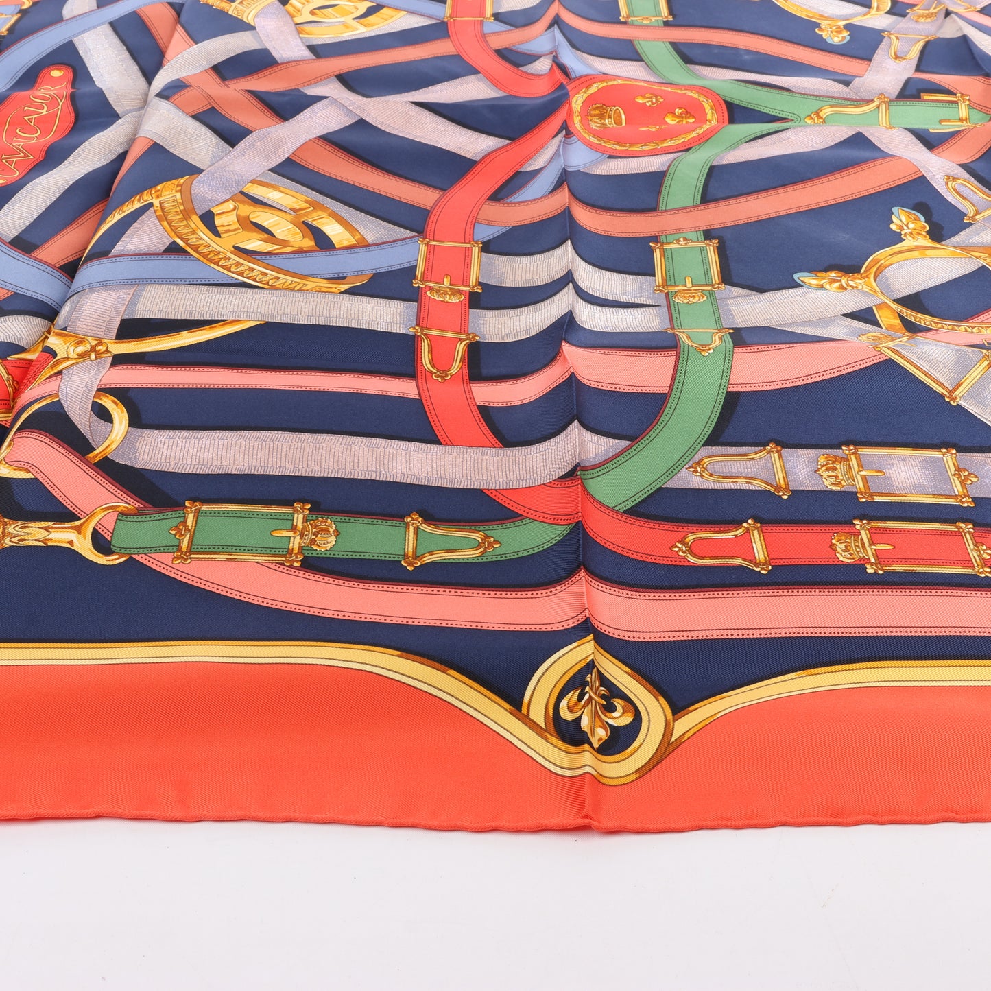 Hermès Carré 90 "Cavalcador" Silk Scarf