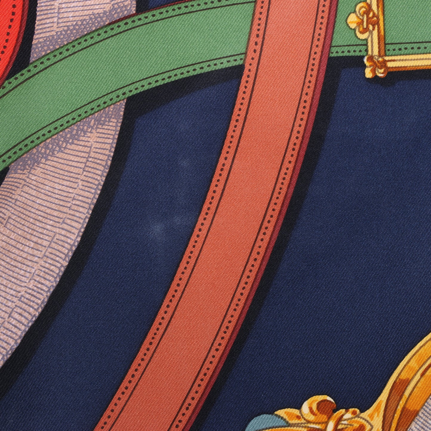 Hermès Carré 90 "Cavalcador" Silk Scarf