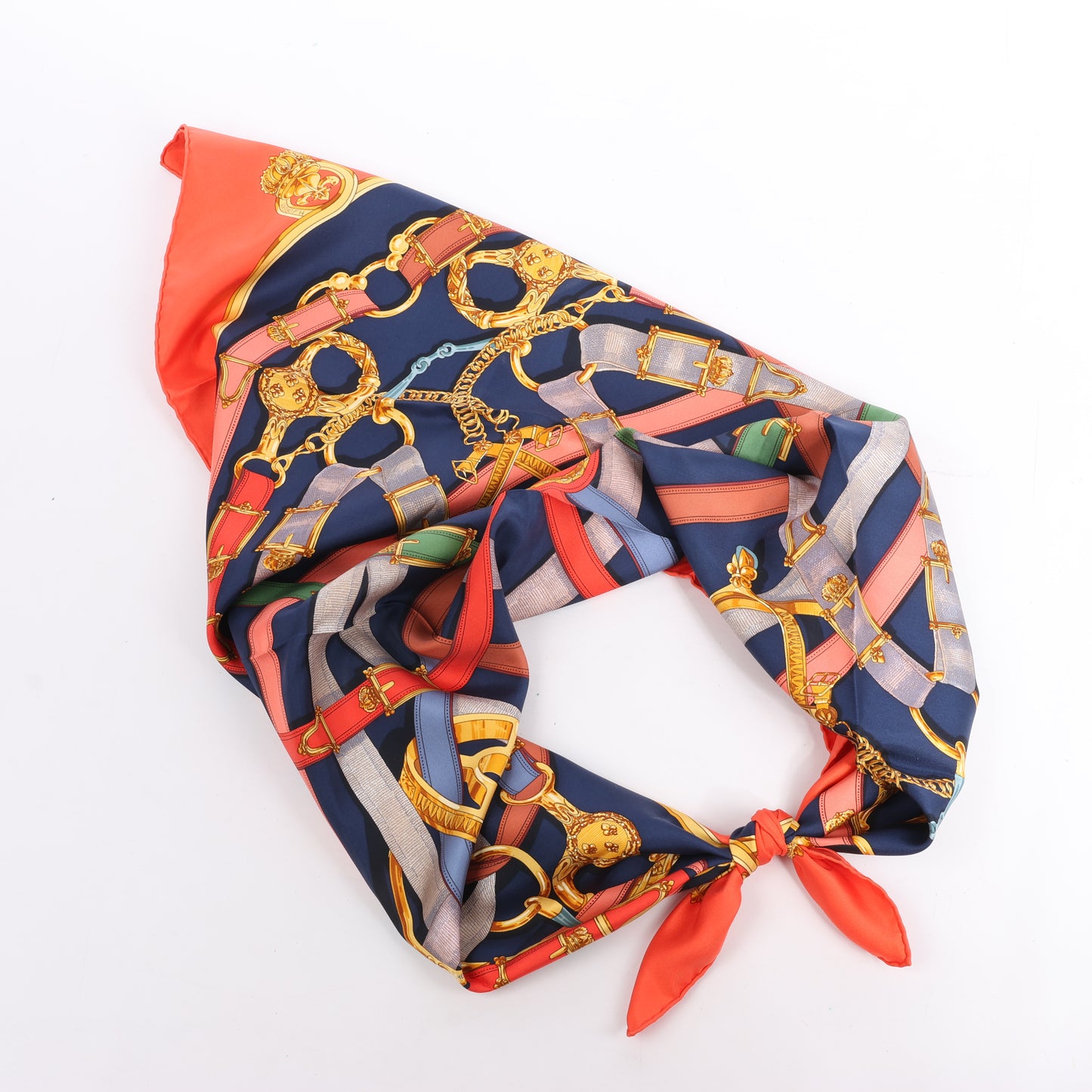 Hermès Carré 90 "Cavalcador" Silk Scarf