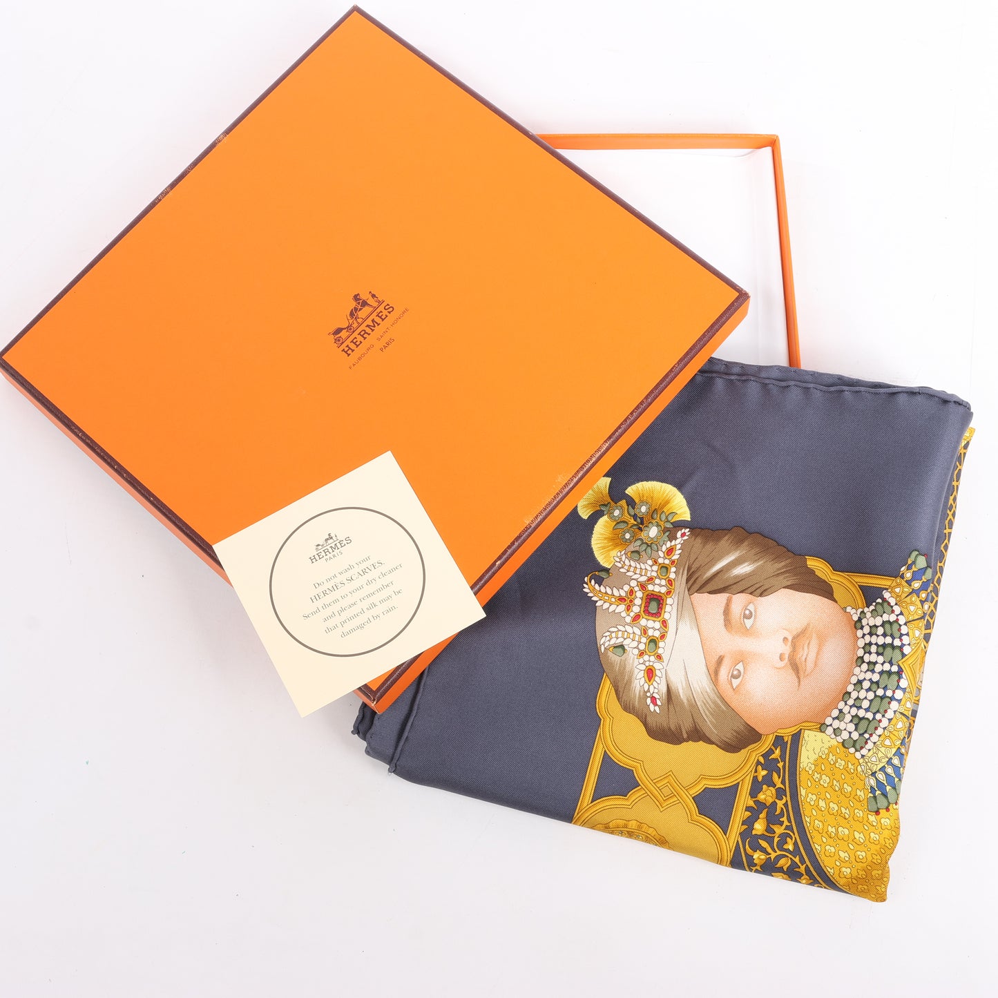 Hermès Carré 90 "Maharajas" Silk Scarf