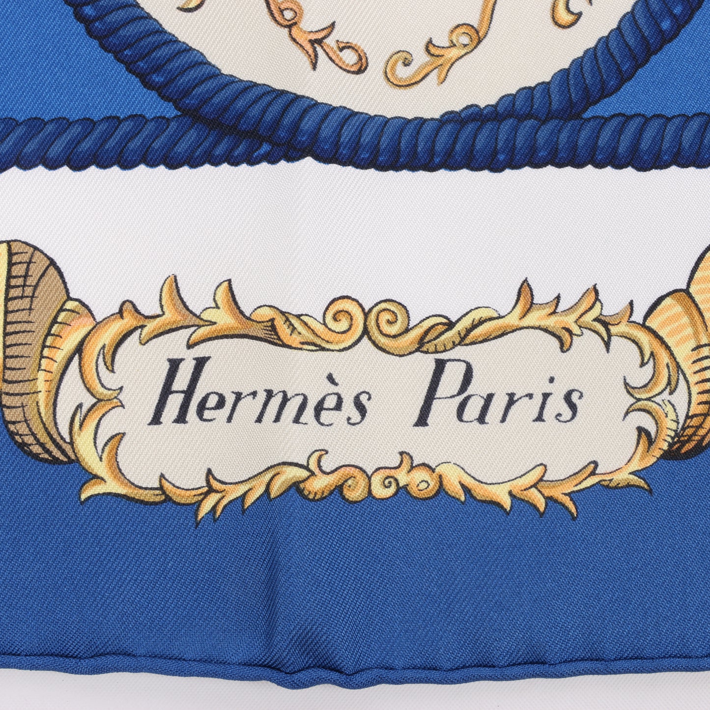 Hermès Carré 90 "LVDOVICVS MAGNVS" Silk Scarf