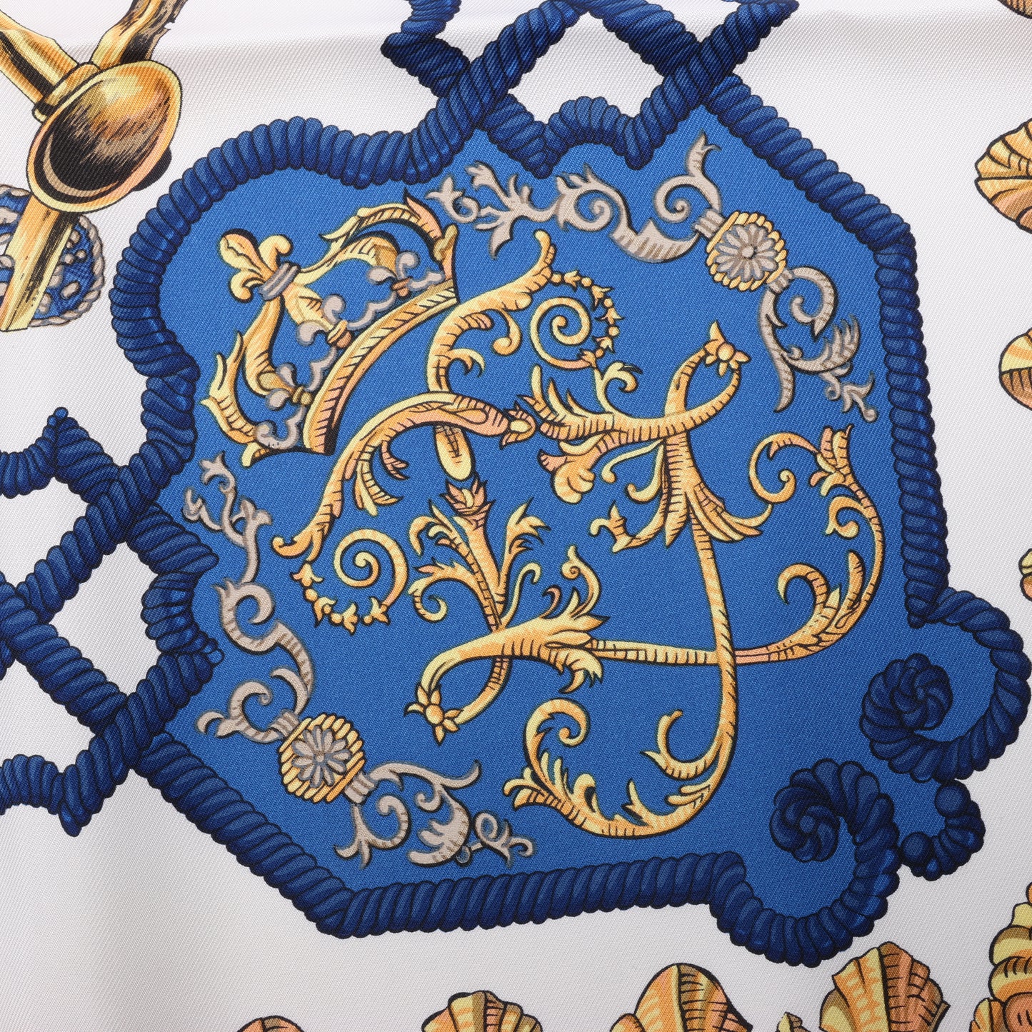 Hermès Carré 90 "LVDOVICVS MAGNVS" Silk Scarf