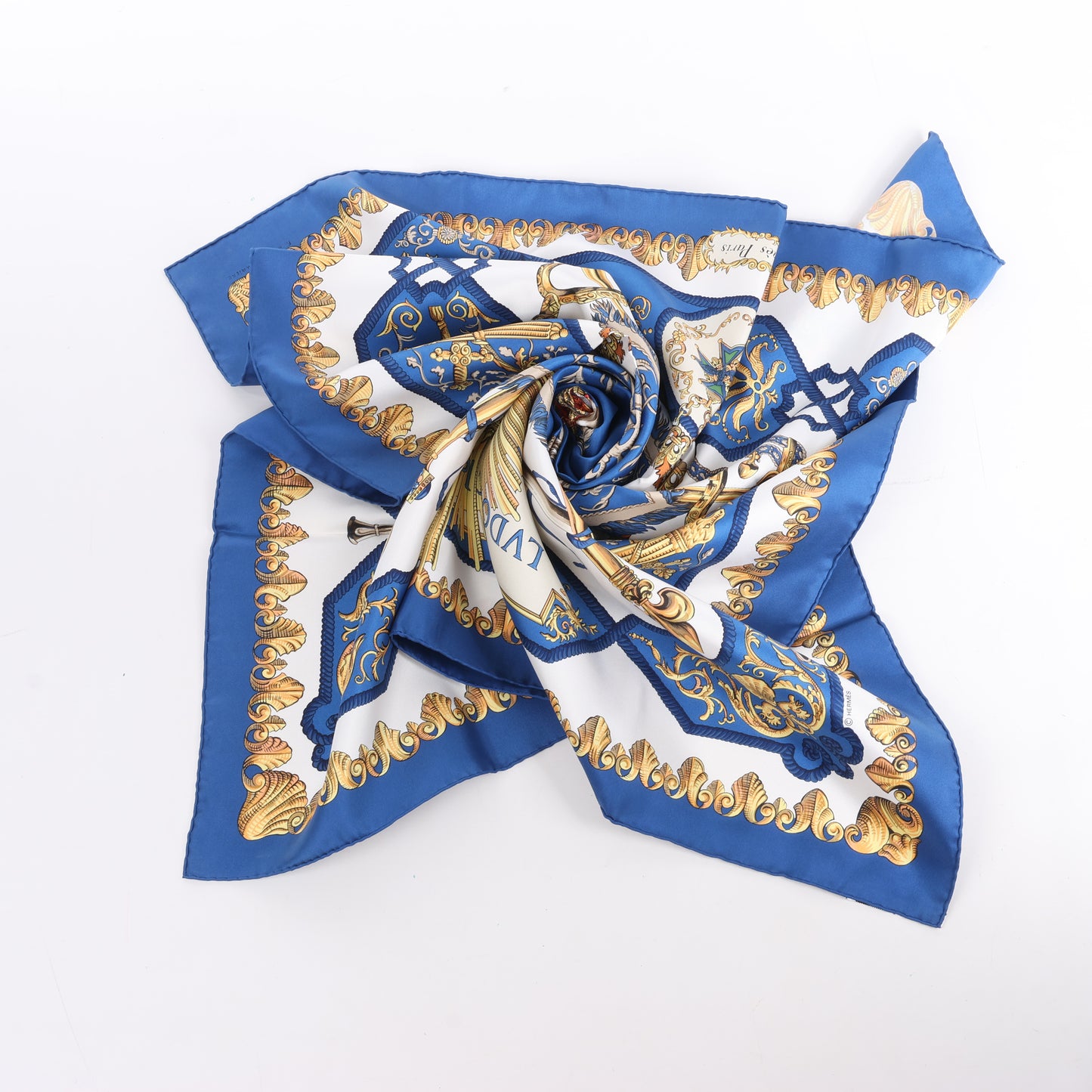 Hermès Carré 90 "LVDOVICVS MAGNVS" Silk Scarf