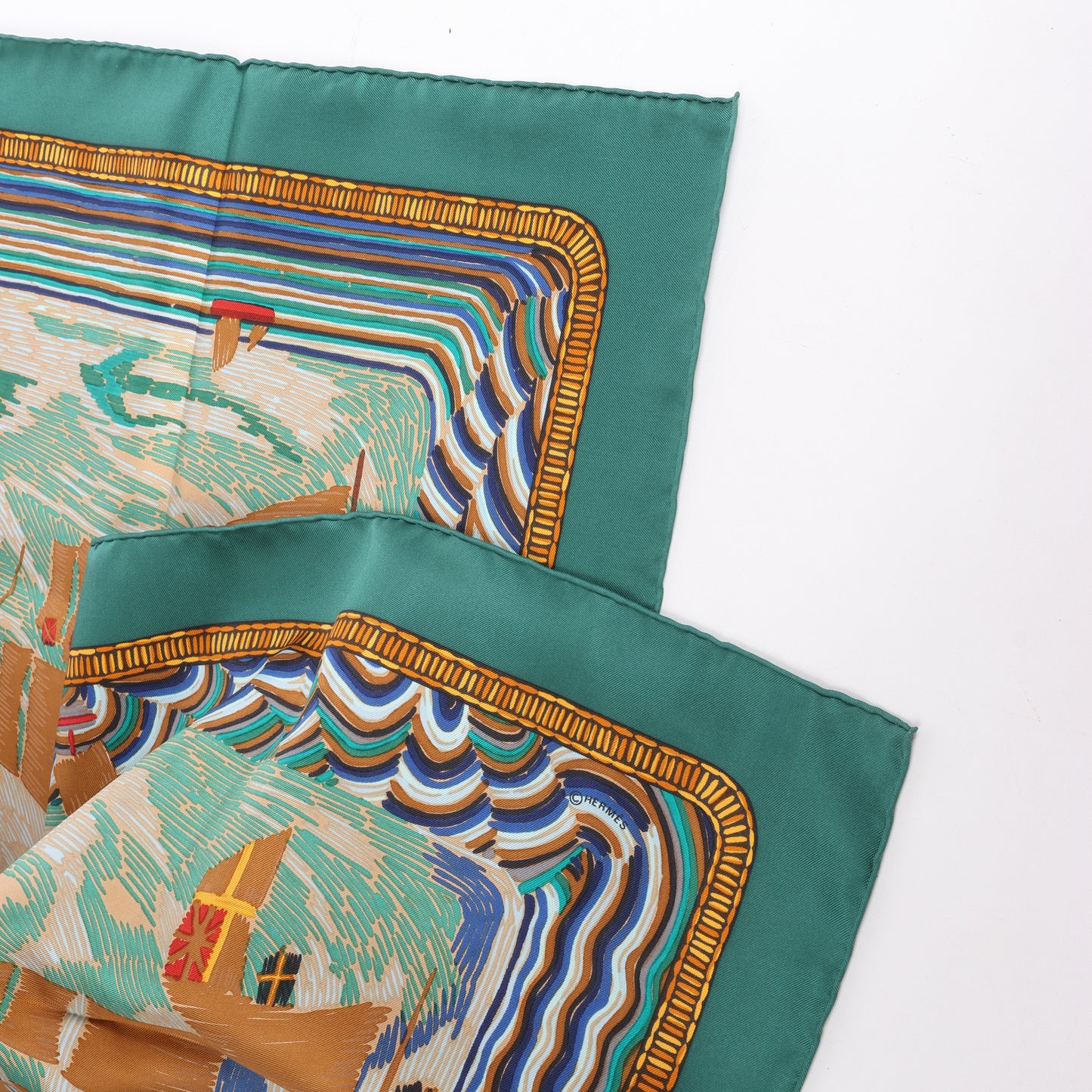 Hermès Carré 90 "HENRY F SMITH SAILOR " Silk Scarf