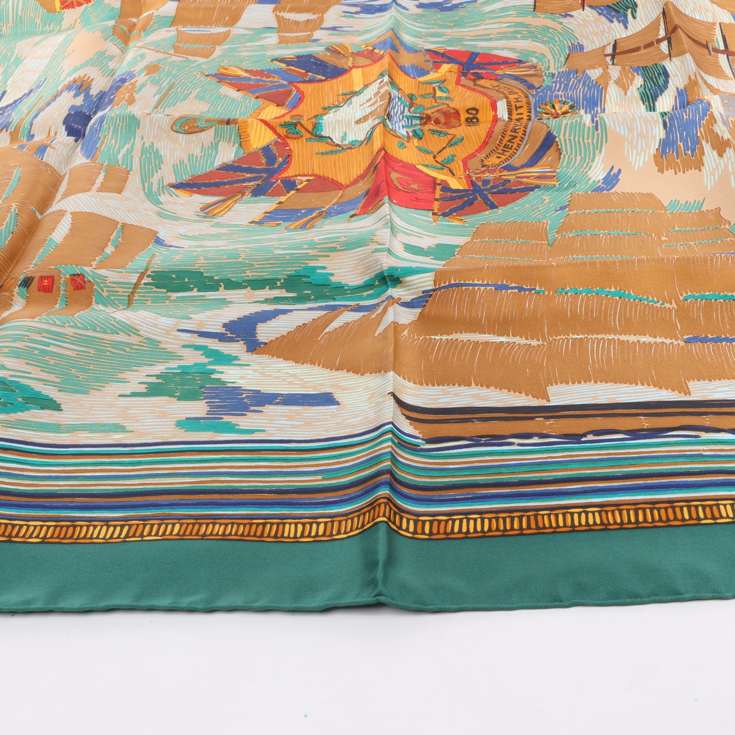 Hermès Carré 90 "HENRY F SMITH SAILOR " Silk Scarf