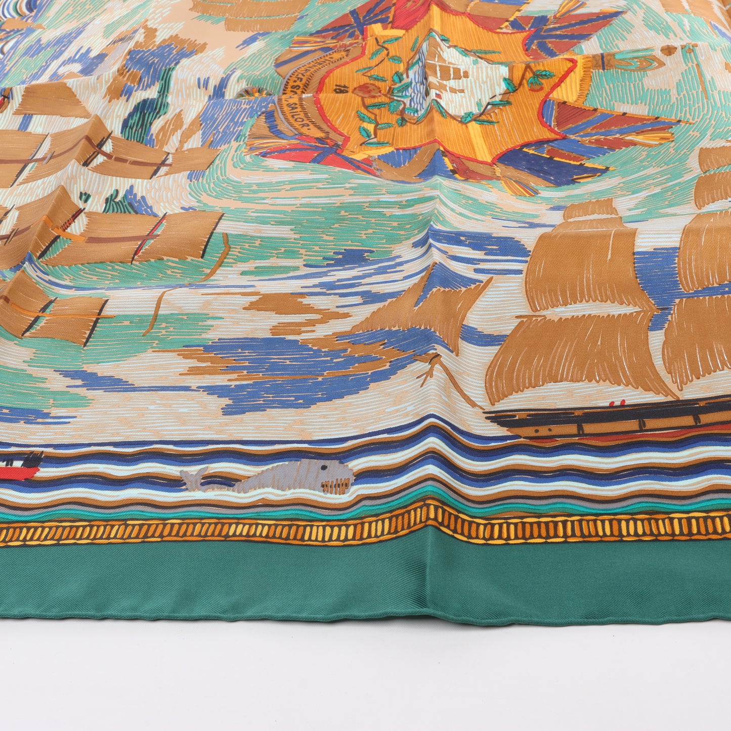 Hermès Carré 90 "HENRY F SMITH SAILOR " Silk Scarf