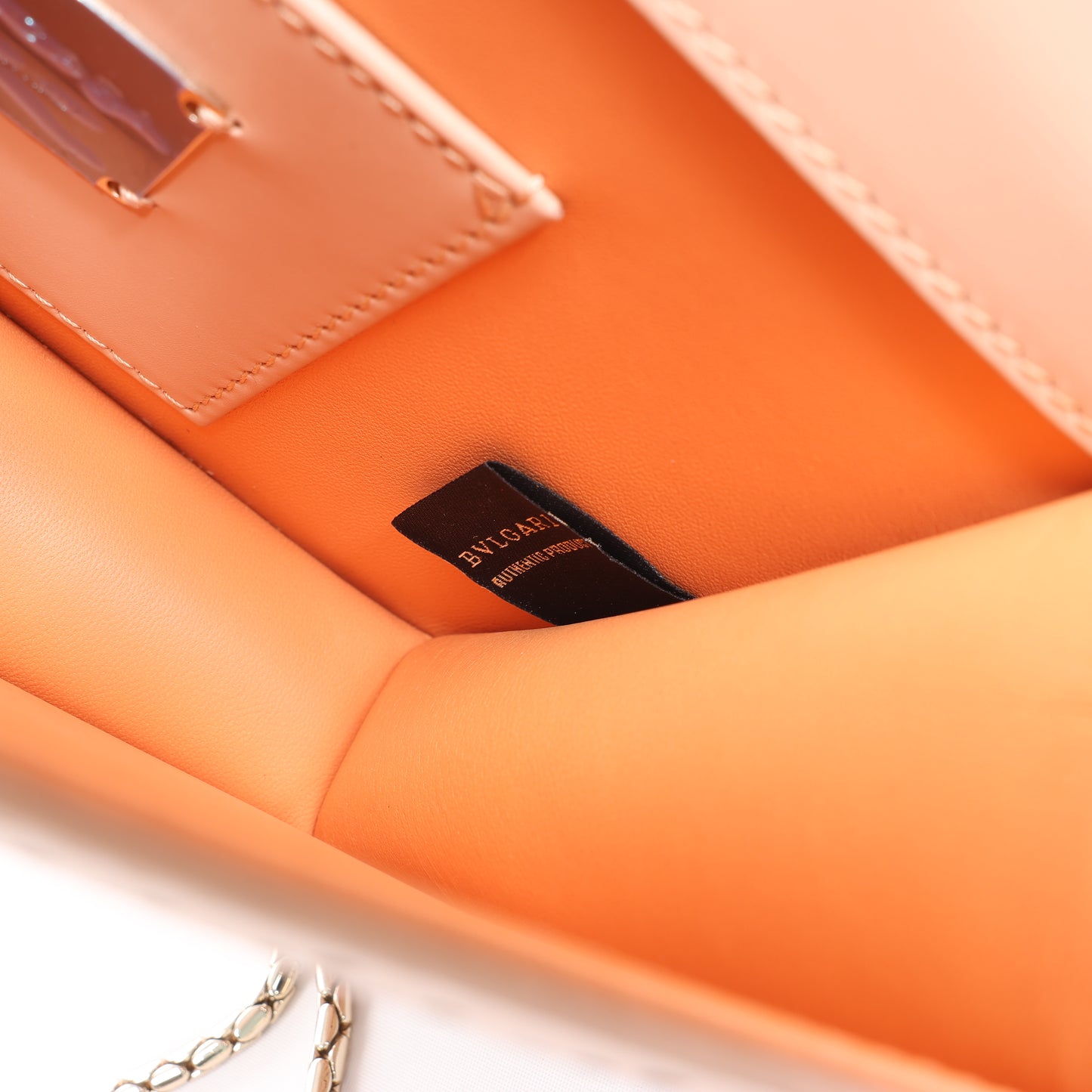 Sac à bandoulière BVLGARI Serpenti en cuir rose