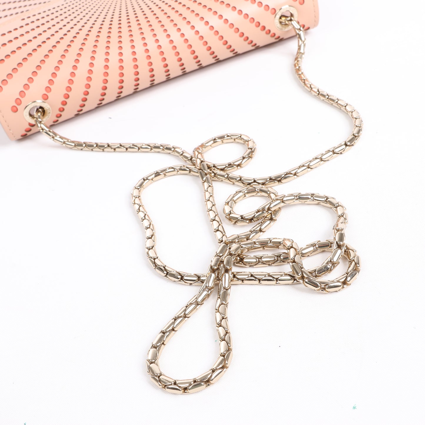 Sac à bandoulière BVLGARI Serpenti en cuir rose