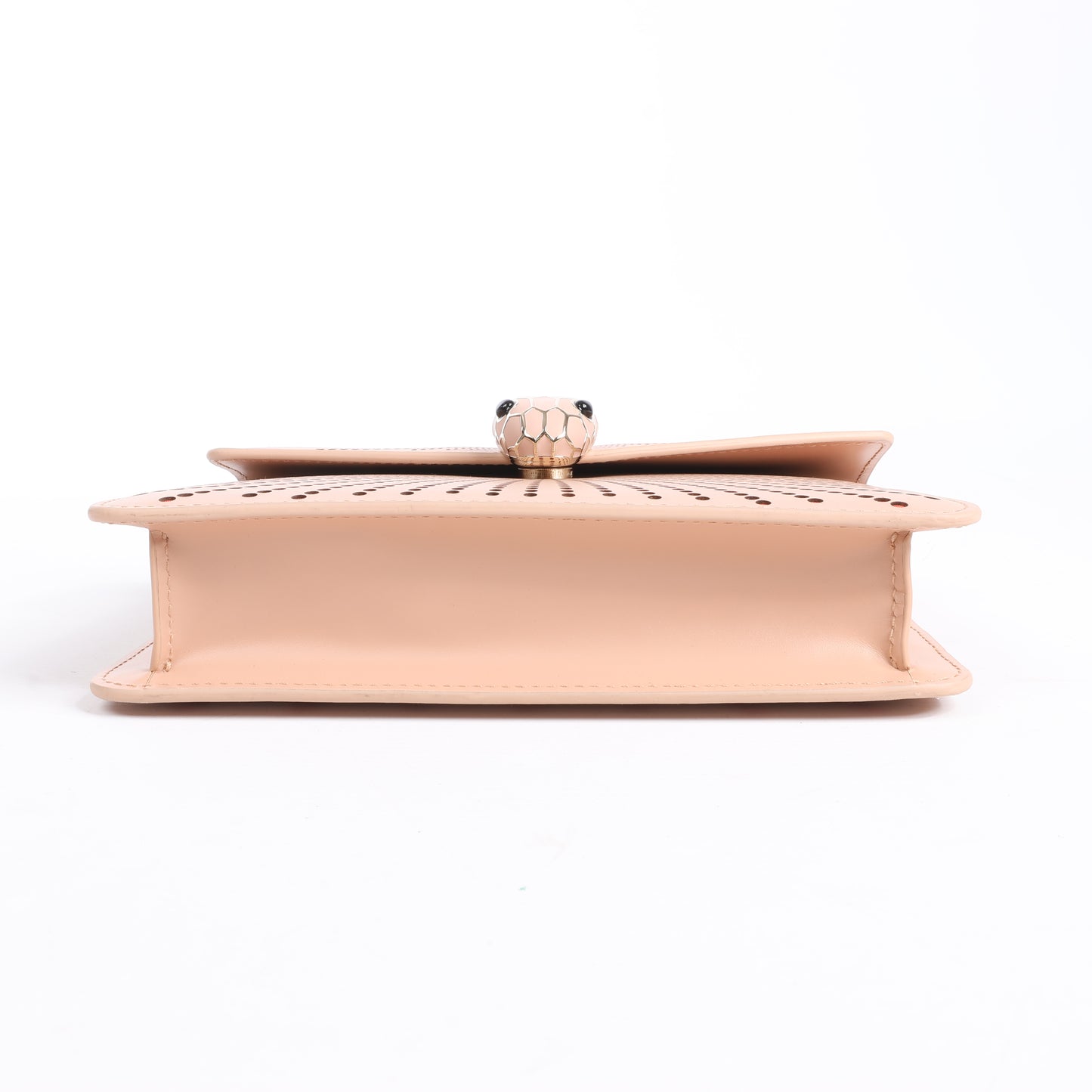 Sac à bandoulière BVLGARI Serpenti en cuir rose