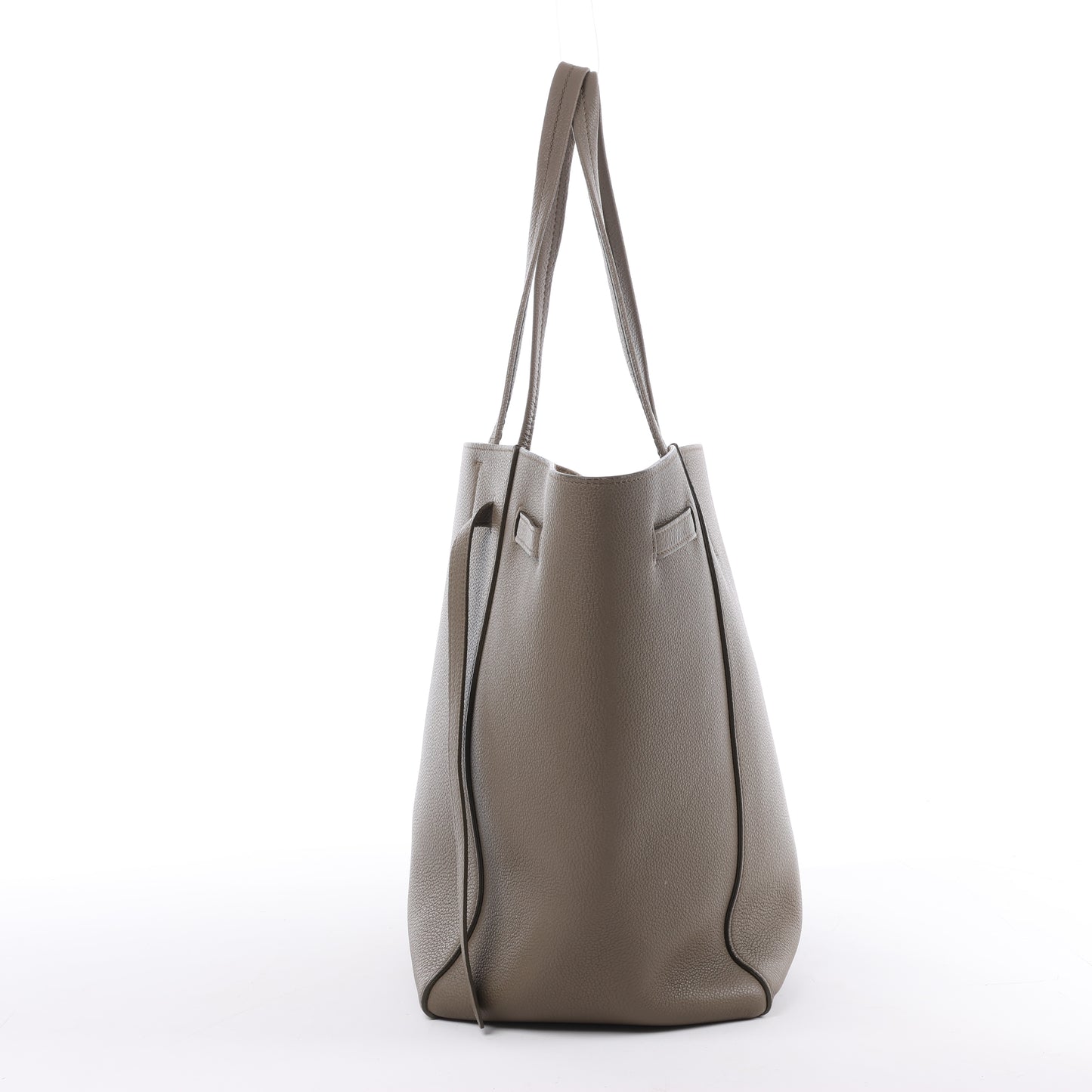 Celine – Cabas Phantom – Kleine Schultertasche aus Leder in Taupe