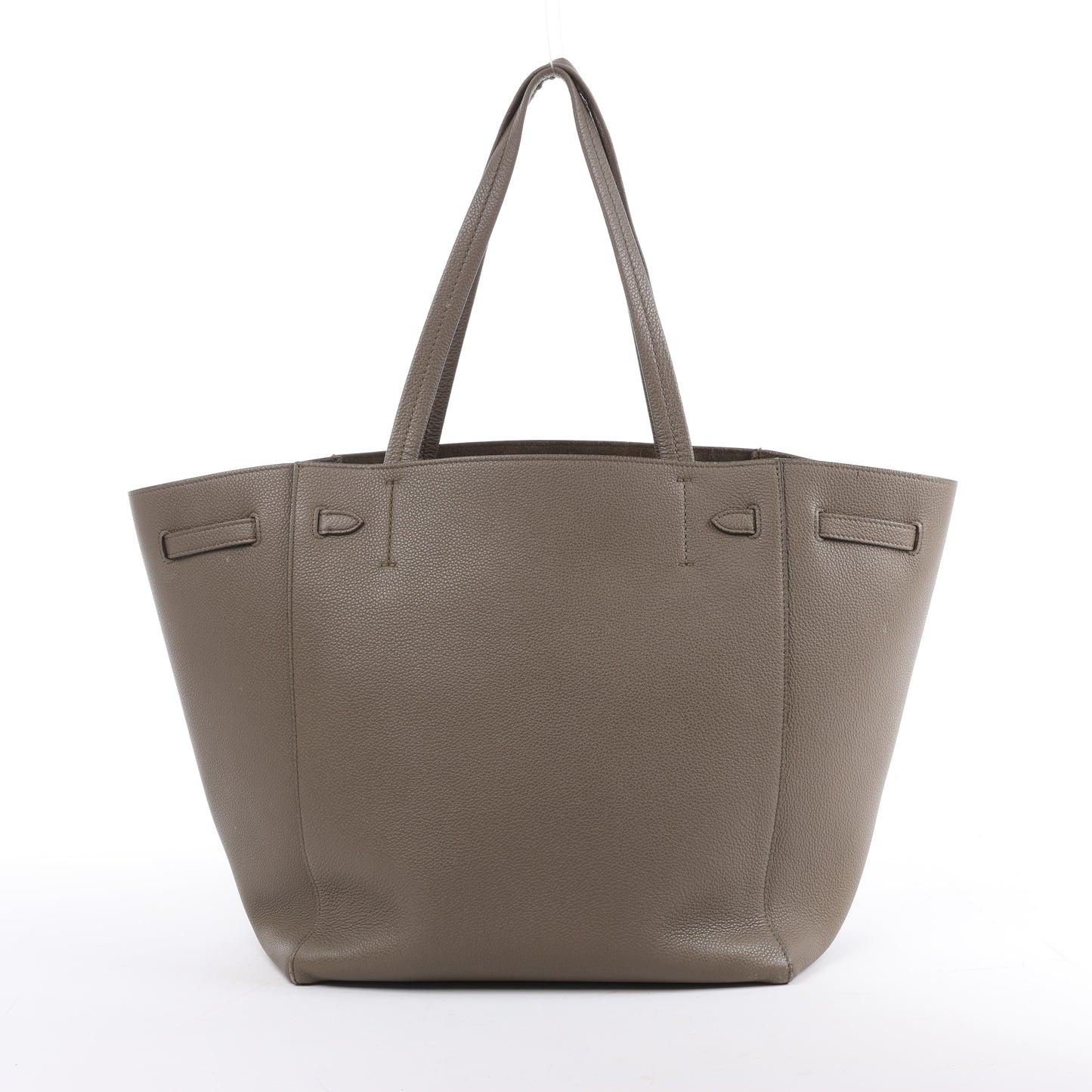 Celine – Cabas Phantom – Kleine Schultertasche aus Leder in Taupe