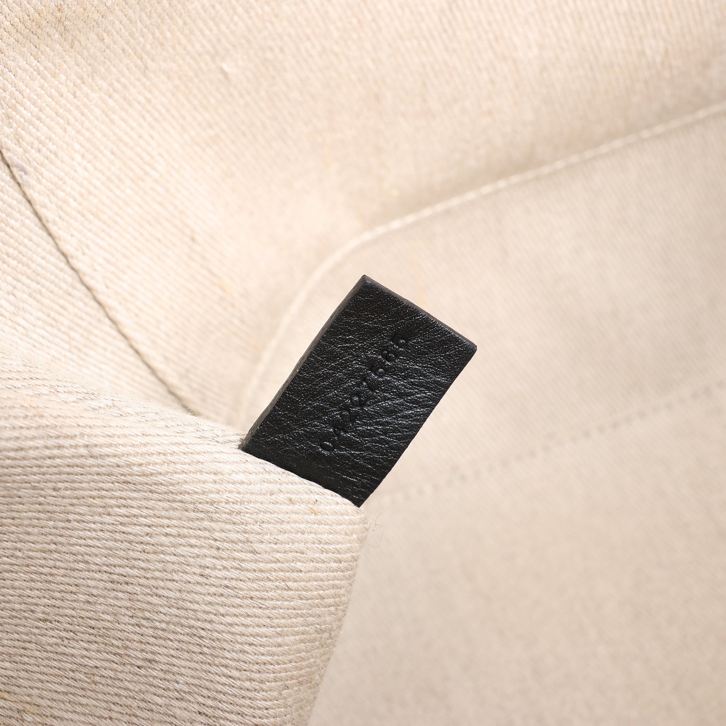 Sac cabas Chloé Woody Medium en cuir noir