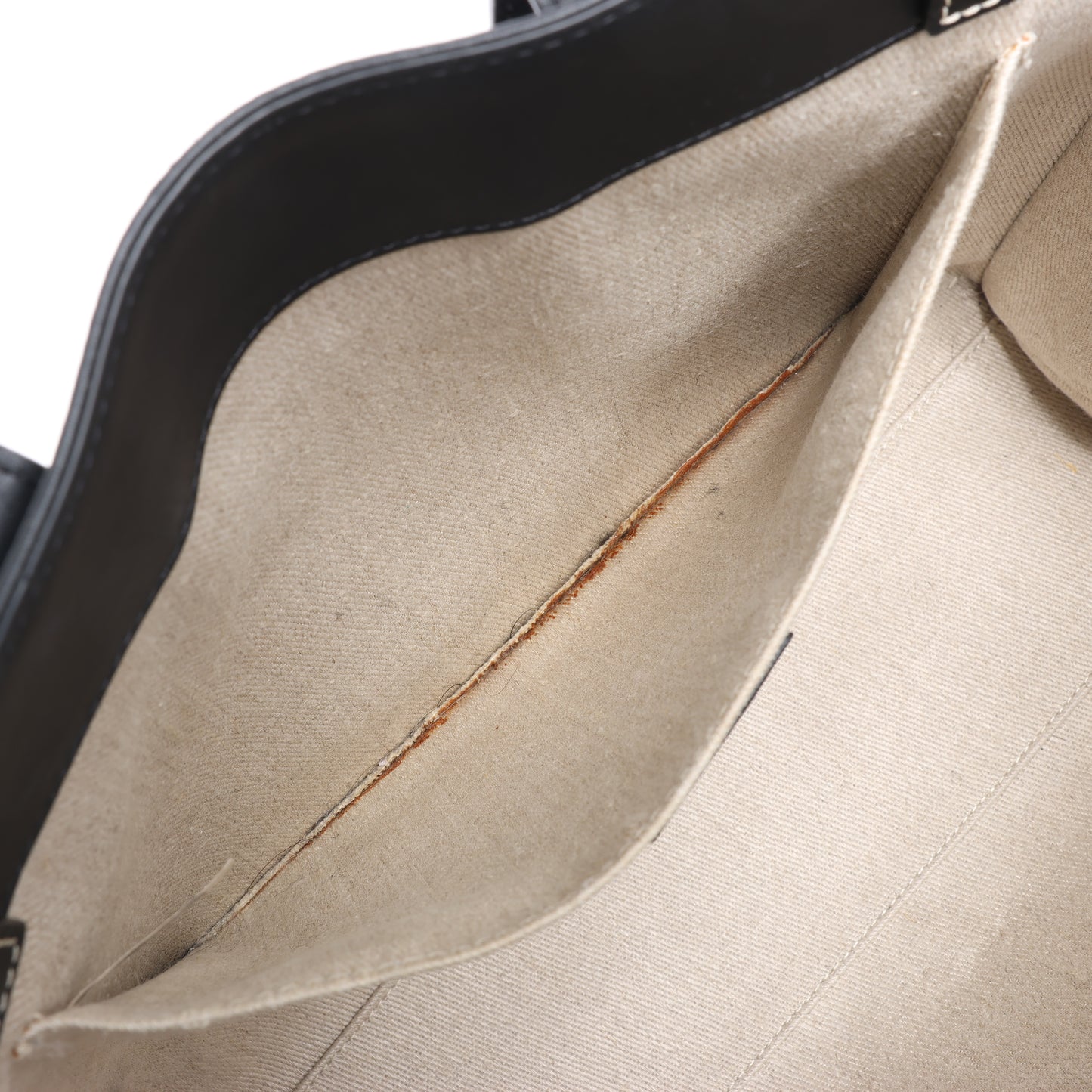 Sac cabas Chloé Woody Medium en cuir noir